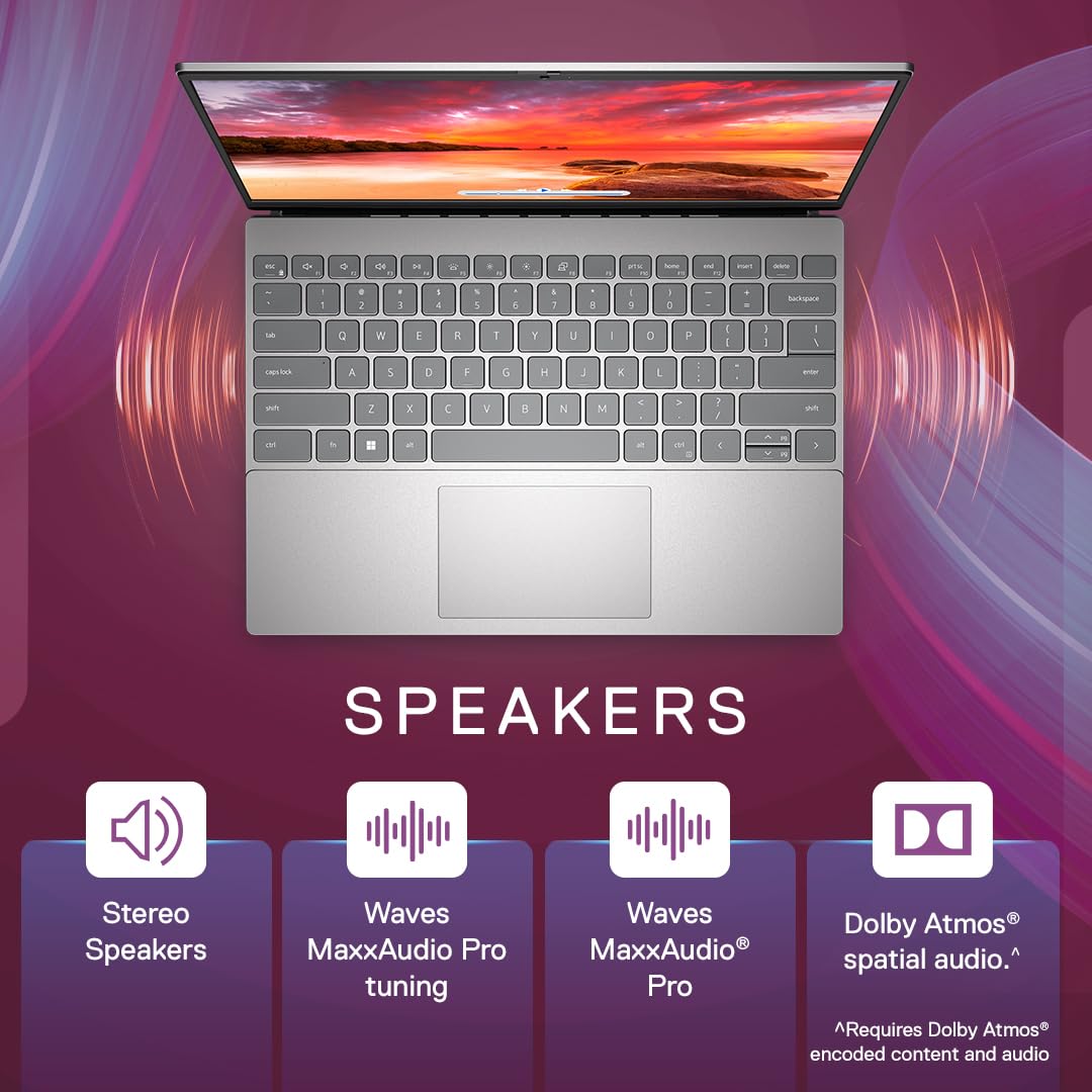 Dell Inspiron 5330, Intel Evo Platform Powered by Intel Core i7-1360P / 16GB LP DDR5/ 512GB SSD/13.3" QHD+ 16:10 Aspect Ratio/Backlit KB (15.6 ") 20L Capacity Essential Backpack-15 (ES1520P) 5