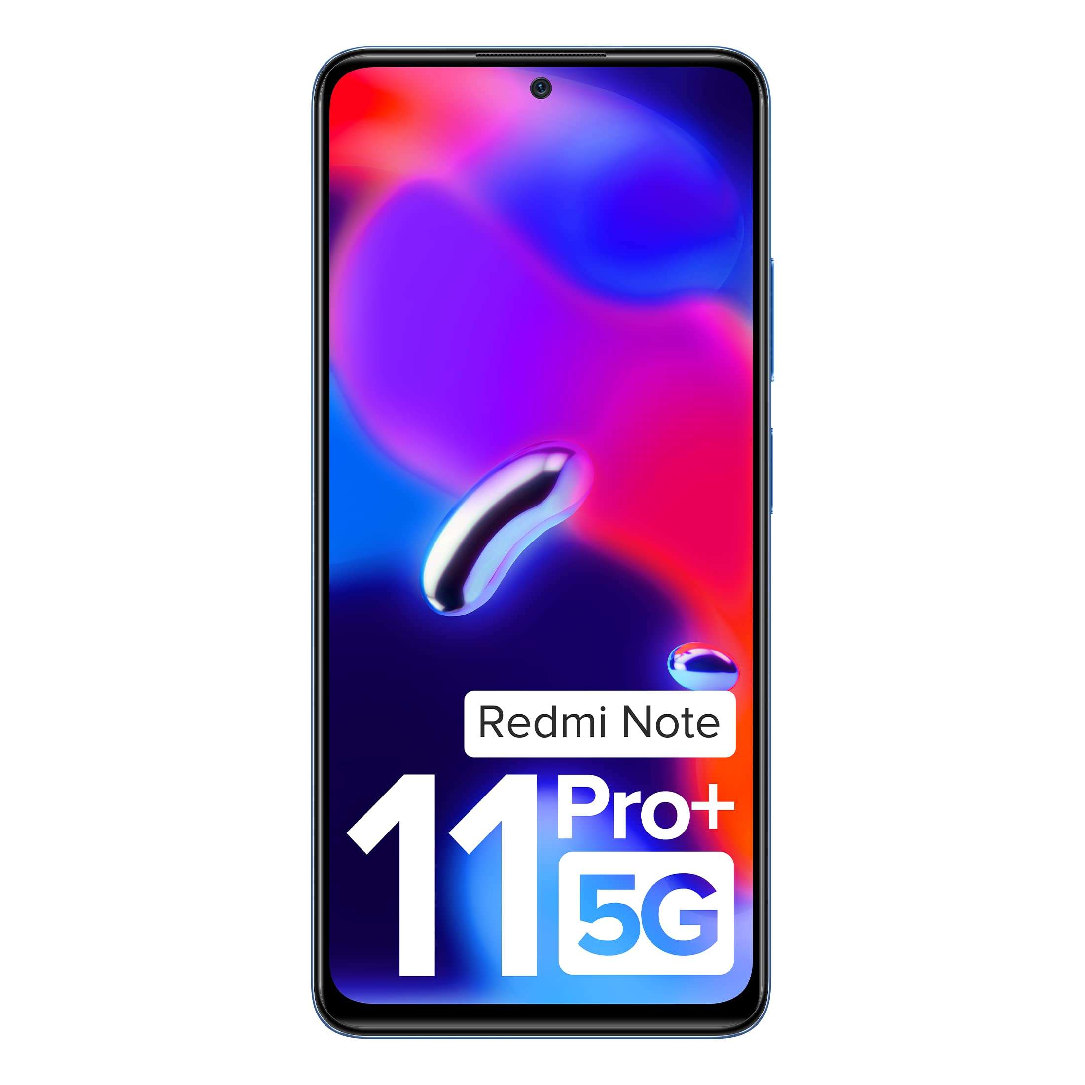 Redmi Note 11 Pro + 5G (Mirage Blue, 6GB RAM, 128GB Storage) | 67W Turbo Charge | 120Hz Super AMOLED Display | Additional Exchange Offers | Charger Included 3