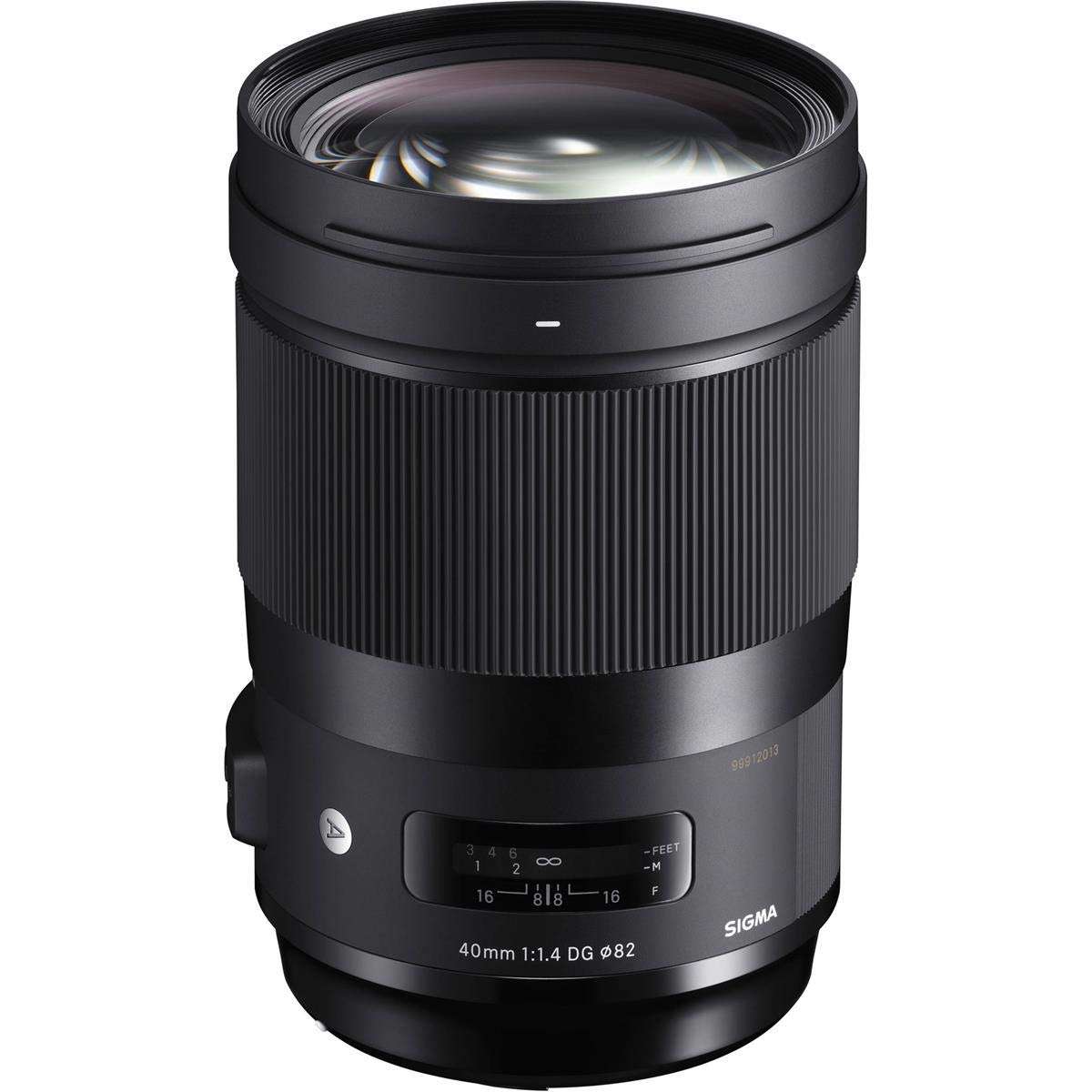 Sigma 40mm f/1.4-1.4 Fixed Prime 40mm F1.4 DG HSM, Black (332965) 6