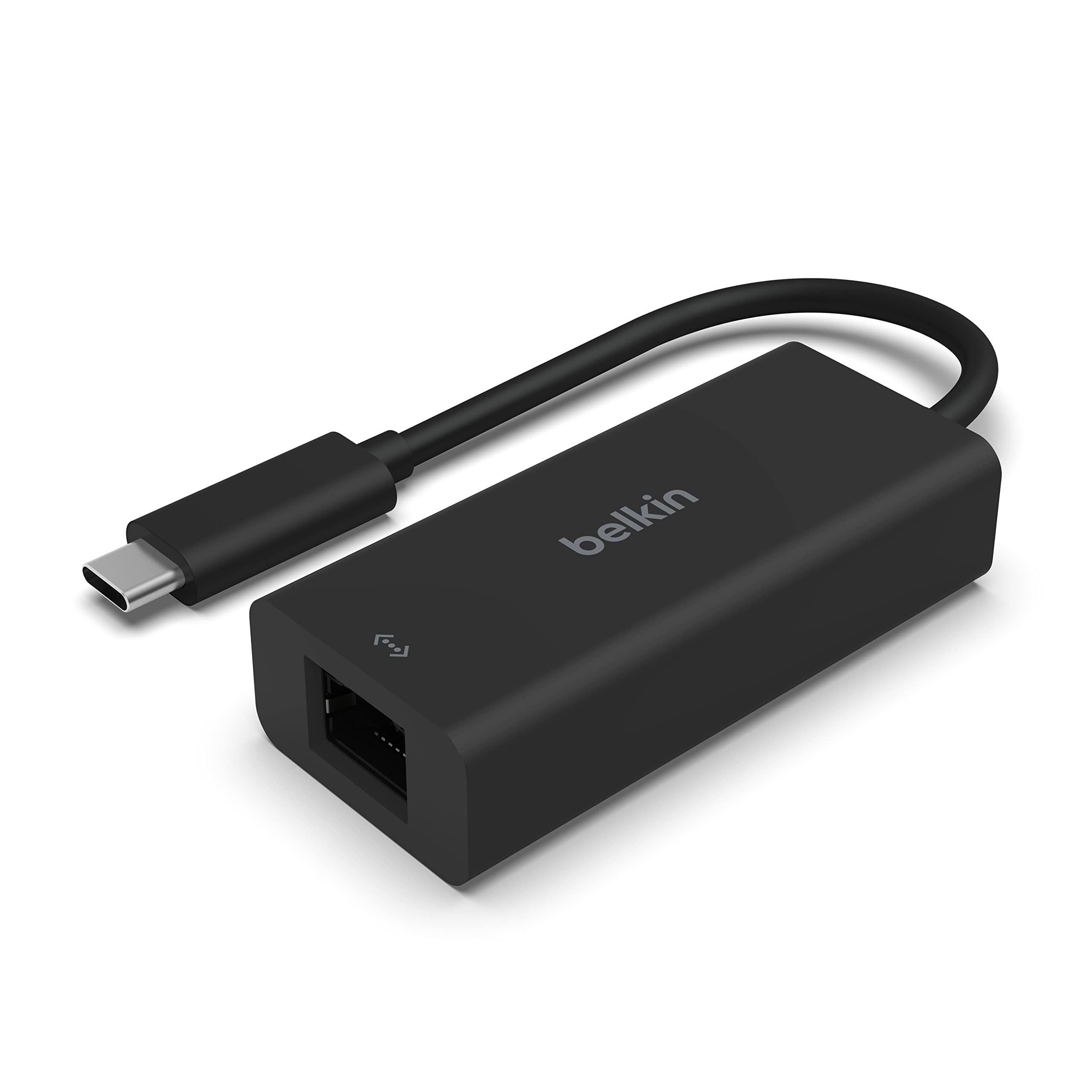 Belkin USB Type C to 2.5 Gb Ethernet Adapter, USB-IF Certified Thunderbolt 3 & 4 / USB-C to LAN Network Adapter Compatible with MacBook Pro/Air, iPad Pro, XPS, Surface, and Other USB C Devices 1