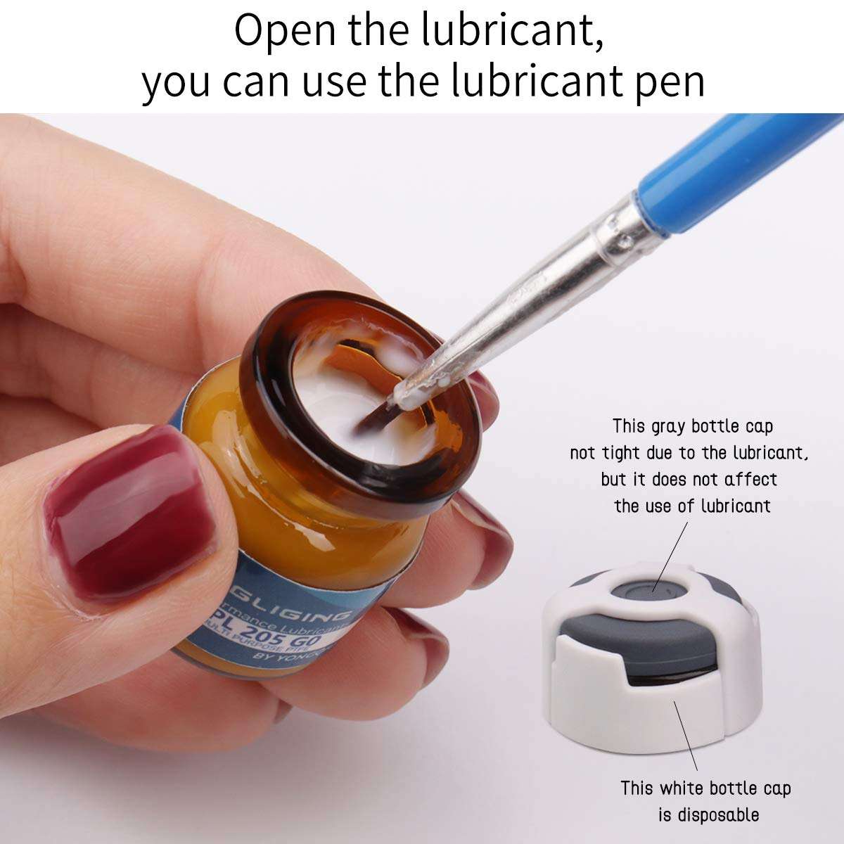 Switches Lube 0.35 oz Grease Oil GPL 205 G0 & GPL 105 Mechanical Keyboard Keycaps Lubricant Lubes Stabilizer Lubricating 6