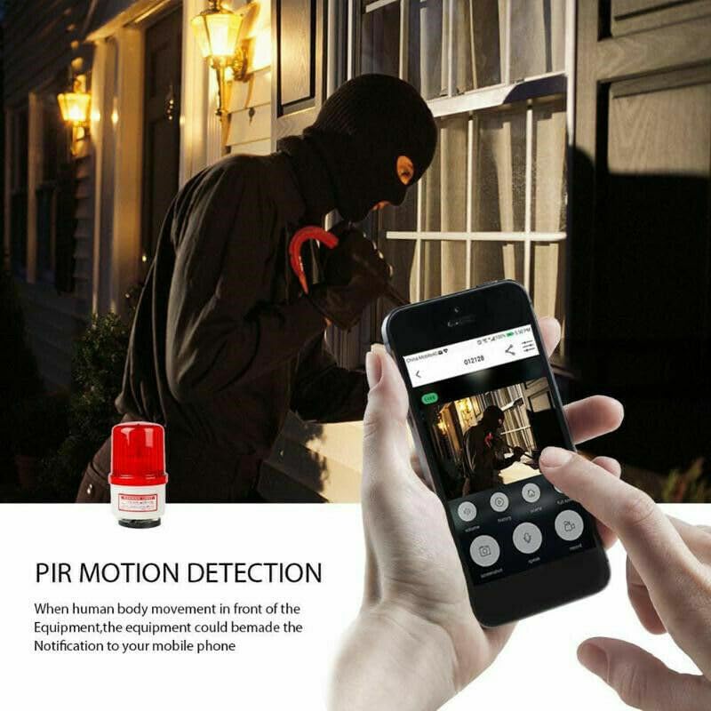 THE PERFECT PART Wireless Doorbell - Wireless Doorbell Chime with HD Security Camera, Battery Operated Front Door Camera with Receiver, Wireless Doorbells for Home with 2 Way Audio & Motion Detector 5