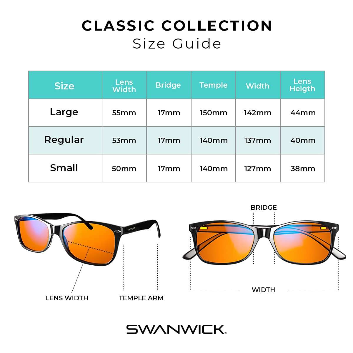 Swanwick Classic Night Swannies - Black, Small - Premium Blue Light Blocking Glasses for Gaming PC, Laptop, Smartphone Glare 4
