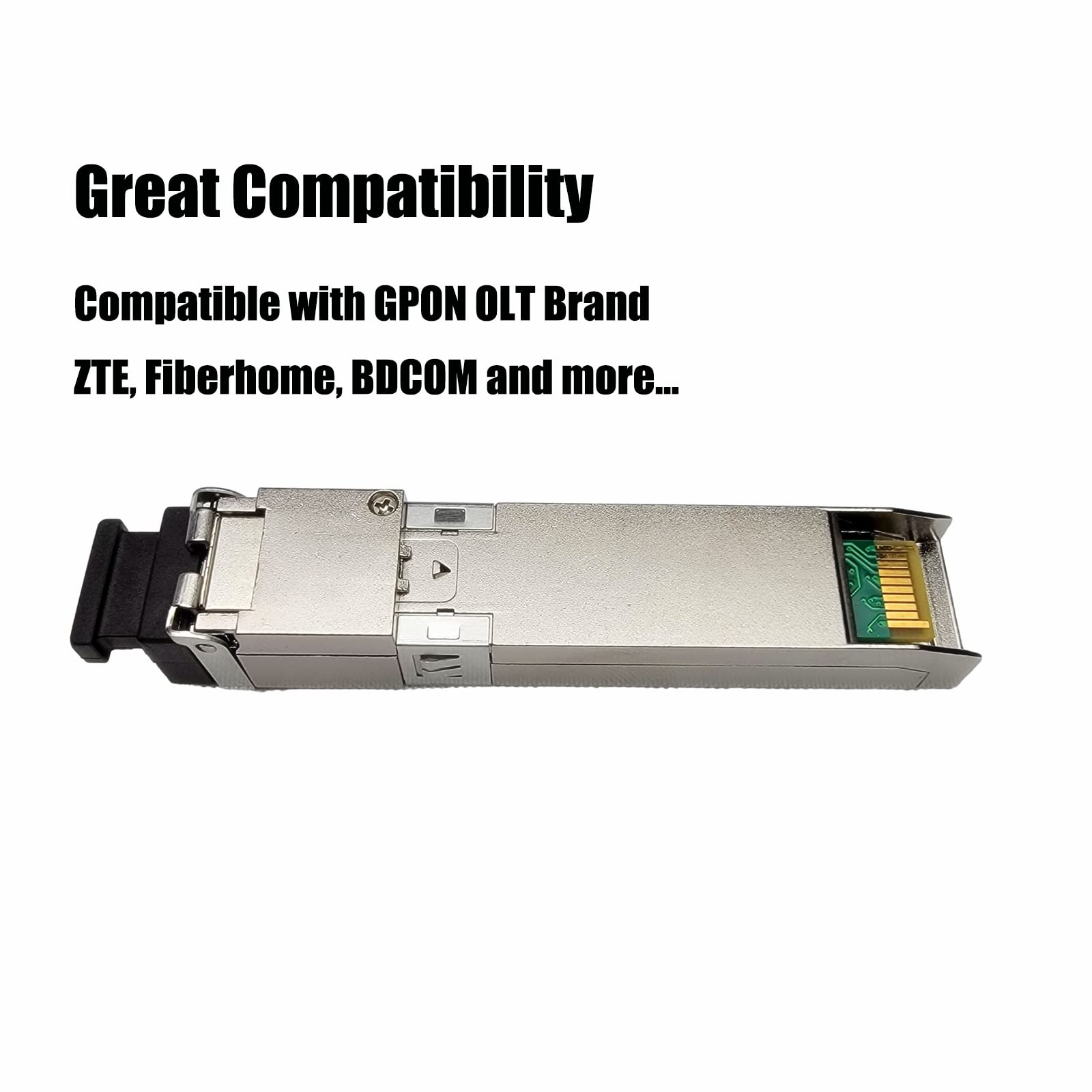 iszo GPON OLT C+++,High Power 7dB+,SC Port,2.5G/1.25G 1490TX/1310RX,SMF PON Module,DDM,for ZTE FIBERHOME BDCOM and More GPON OLT (4) 5