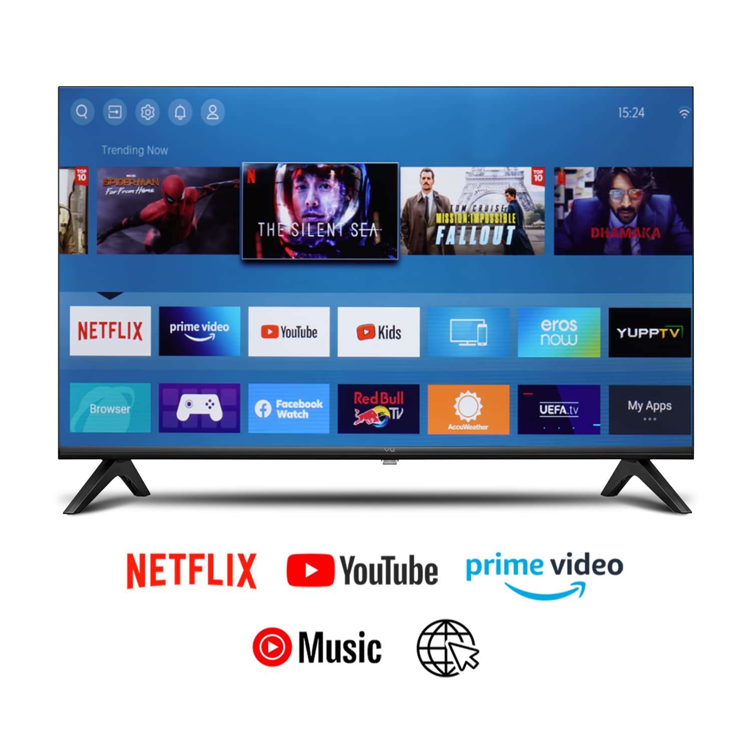 Vu 80 cm (32 inches) Premium Series HD Ready Smart LED TV 32UA (Black) 3