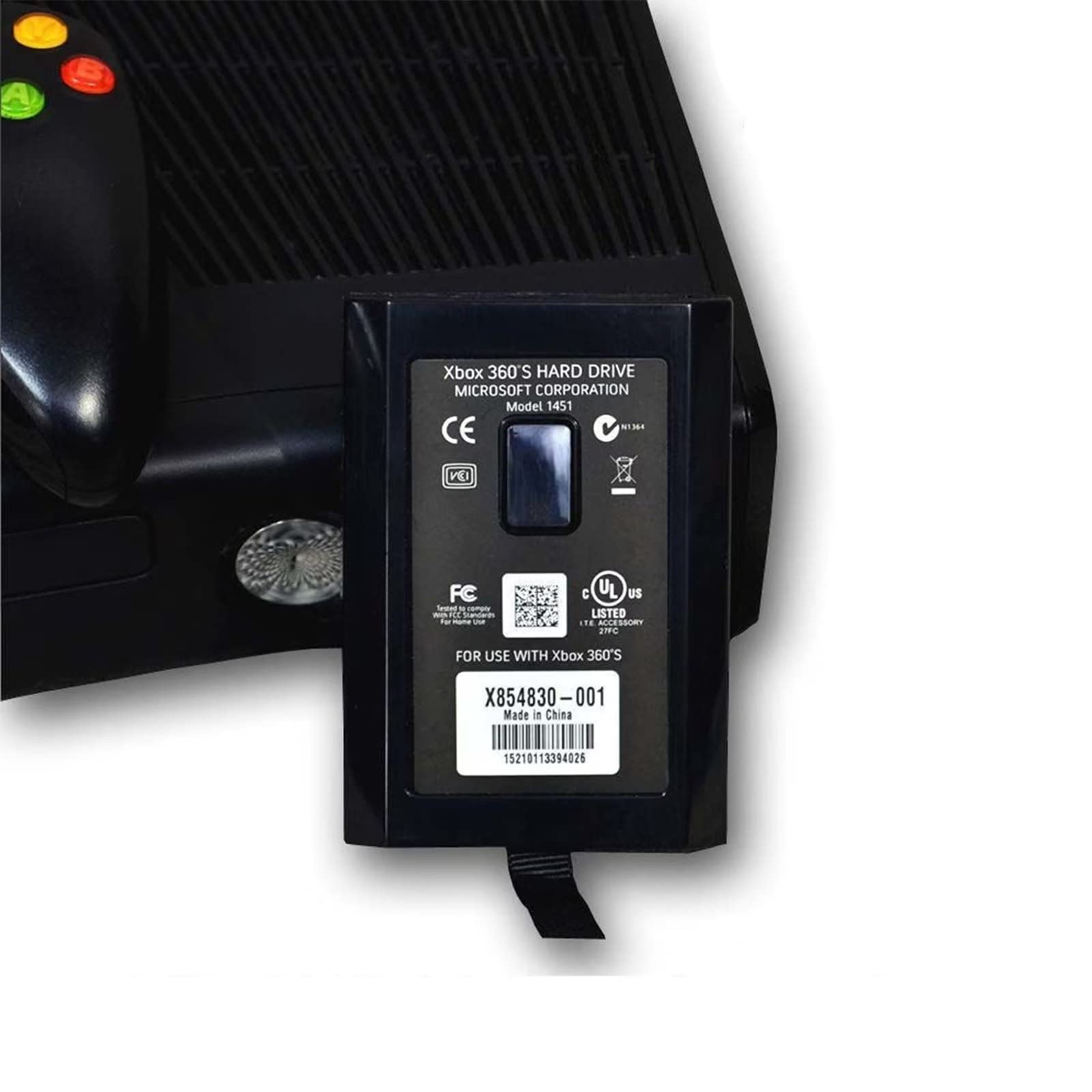Vicue Internal Hard Drive Replacement Fits for Xbox 360 Model S/Slim（500GB） 6