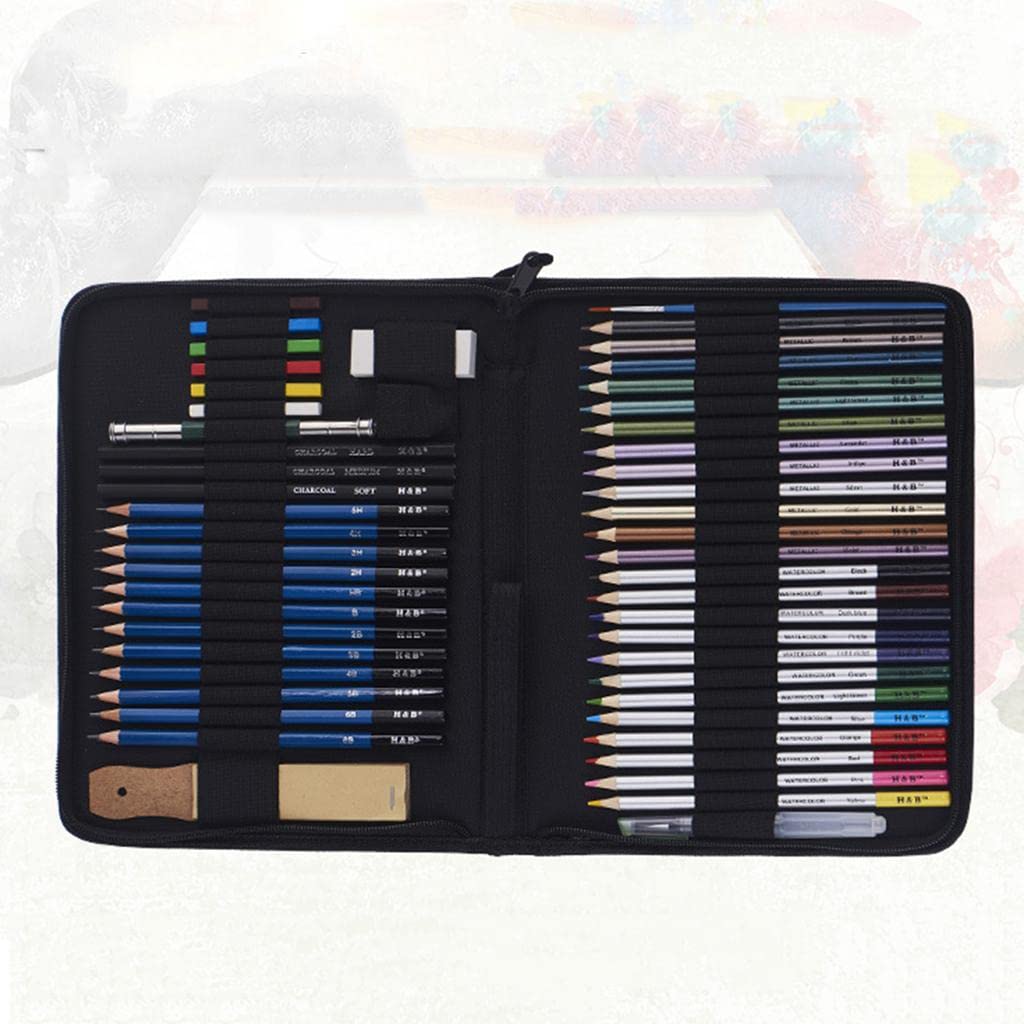 CALANDIS 51pcs /Set Drawing Sketching Pencil Tool Sets 1
