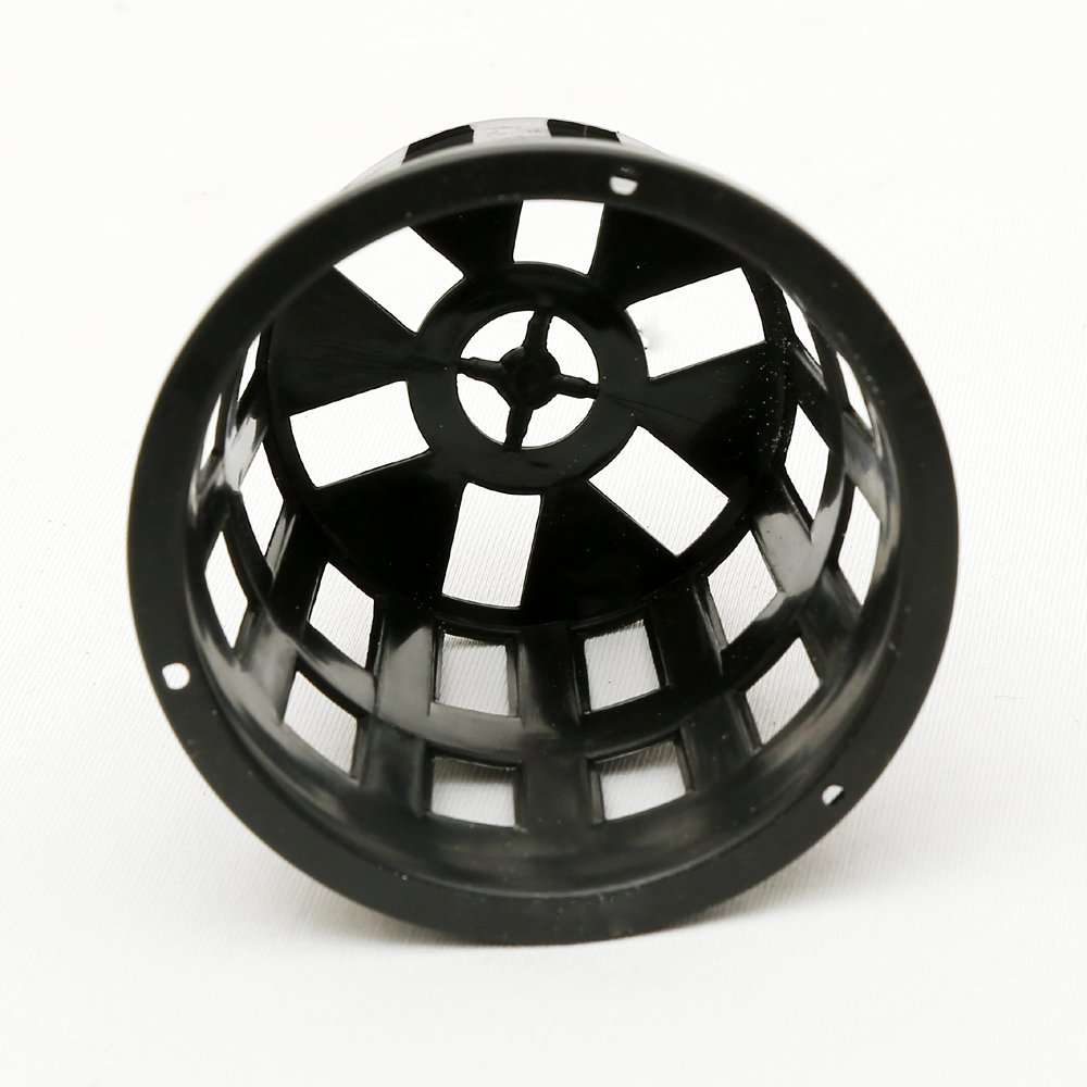 BIO BLOOMS AGRO INDIA PRIVATE LIMITED Netted Pots or Hydroponic and Aquaponics Pot Black Color Set of 50 Pcs Bio_160c 4