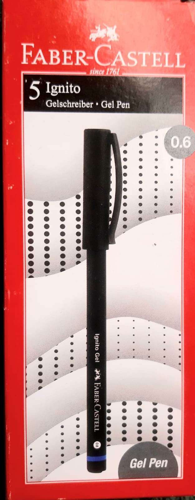 Faber-Castell Ignito Gel Pen Blue Set of 10 3