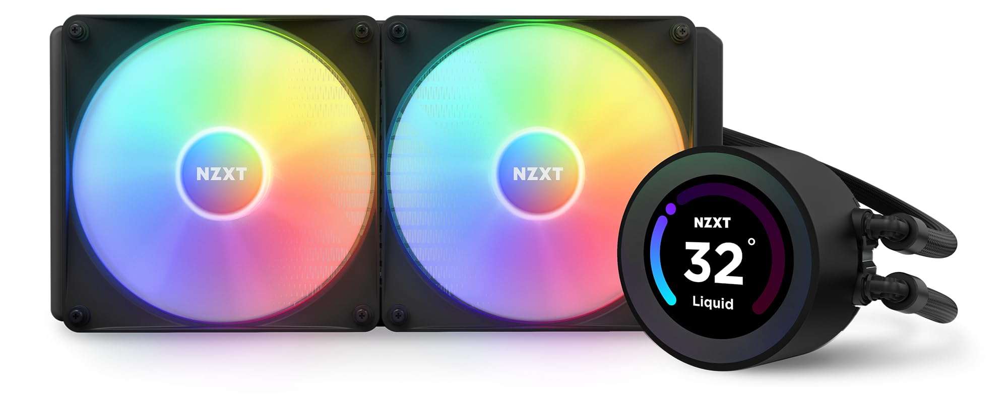 Water Cooler NZXT Kraken Elite 280 RGB - 280mm w/Display, RGB Controller & RGB Fans Black 5
