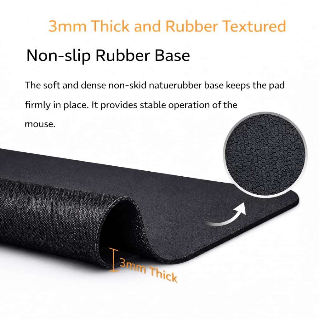 Funny Cat Mouse Pad with Focus Mode Activated Quote, Brown, Non-Slip Rubber Base, 3mm Cushioned Support, Office and Home Desk Accessory 6