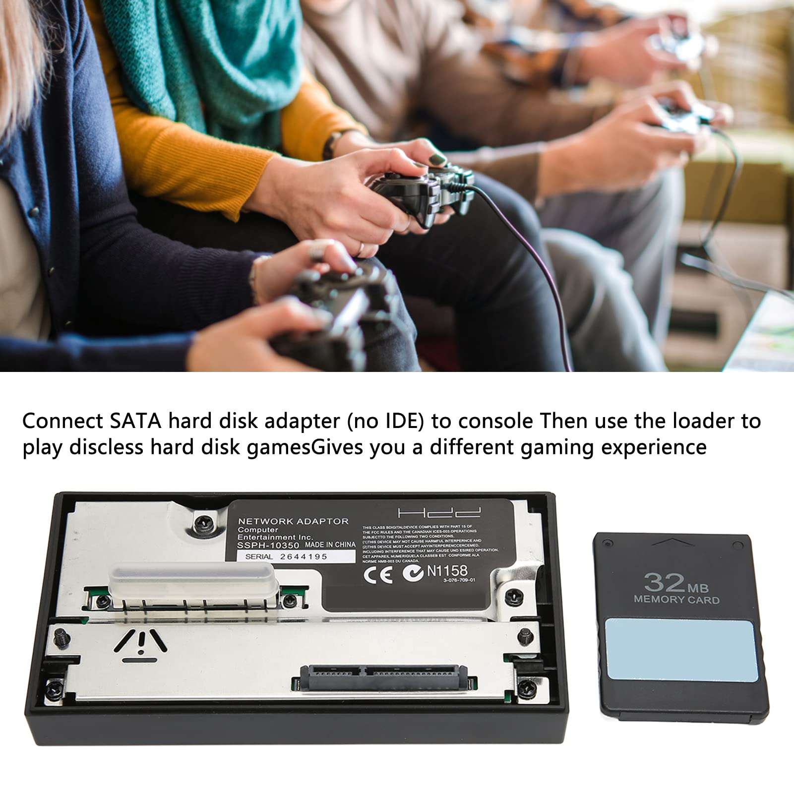 Game Hard Disk Adapter, Hard Network Adapter Portable for Game Console 5