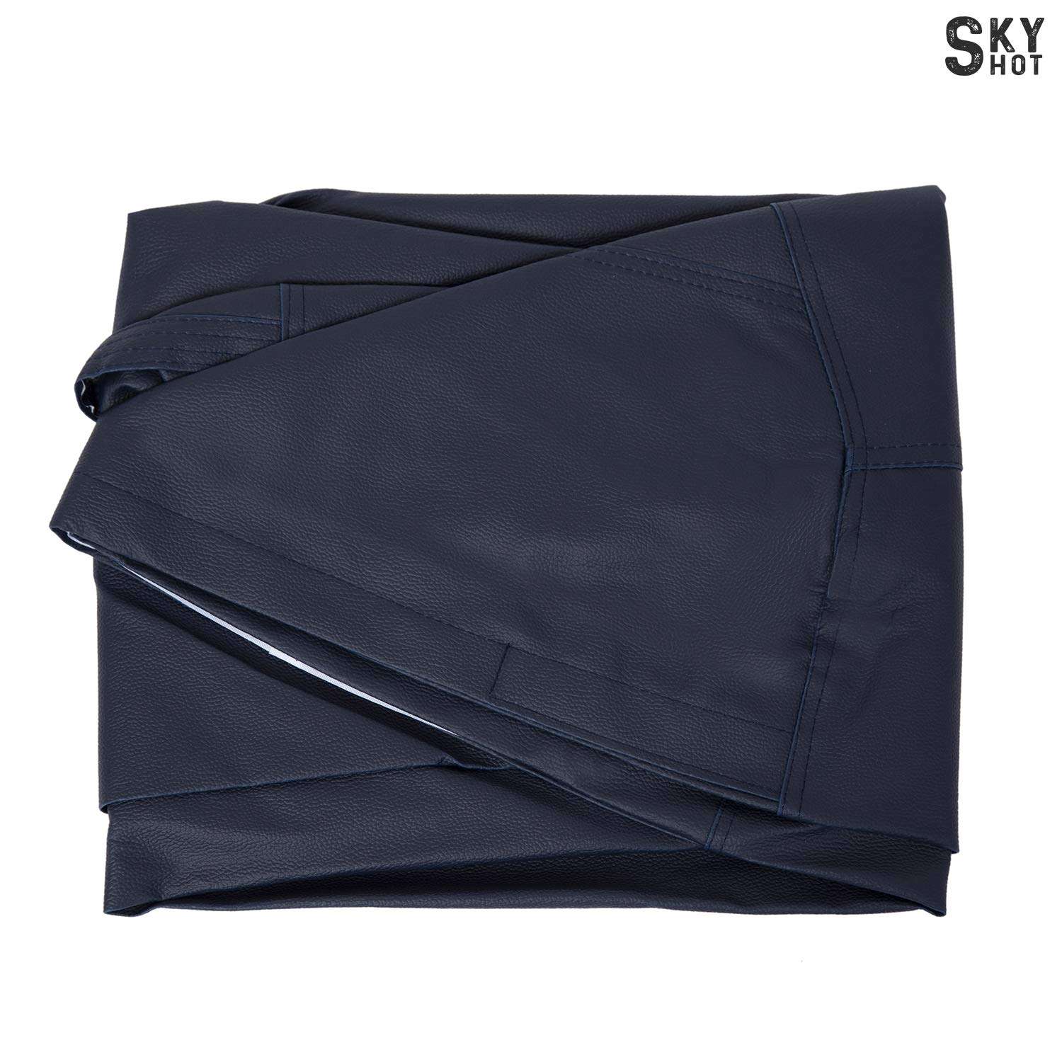 Skyshot Classic Bean Bag Filled with Beans/Fillers (XL, Navy Bue) 4