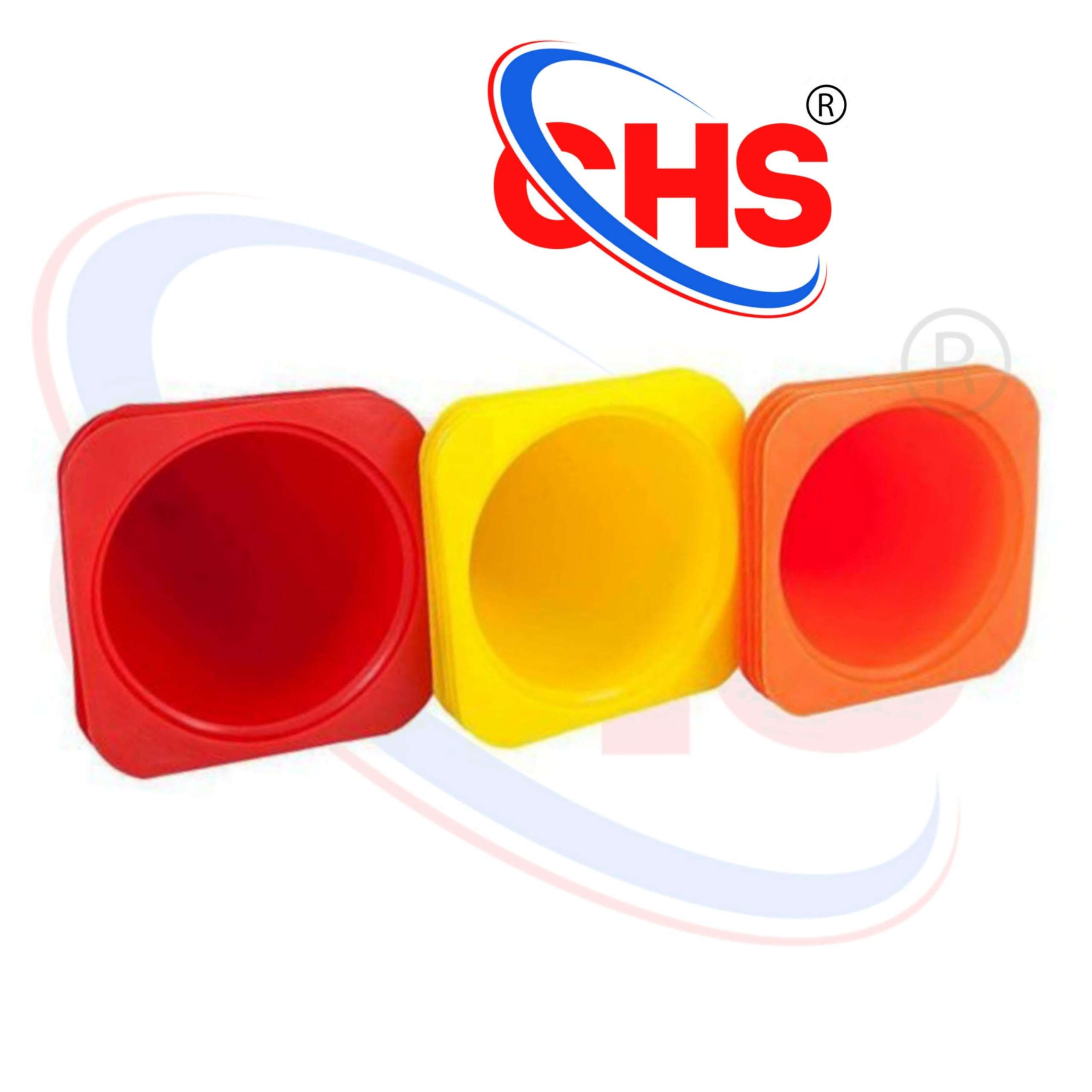 CHS Adjustable Speed Agility 2Meter Ladder with (5 Runge) 6-Pieces 6-inch Marker Cone and 6 Saucer Cones Training/Fitness/Stamina Building Kit 6