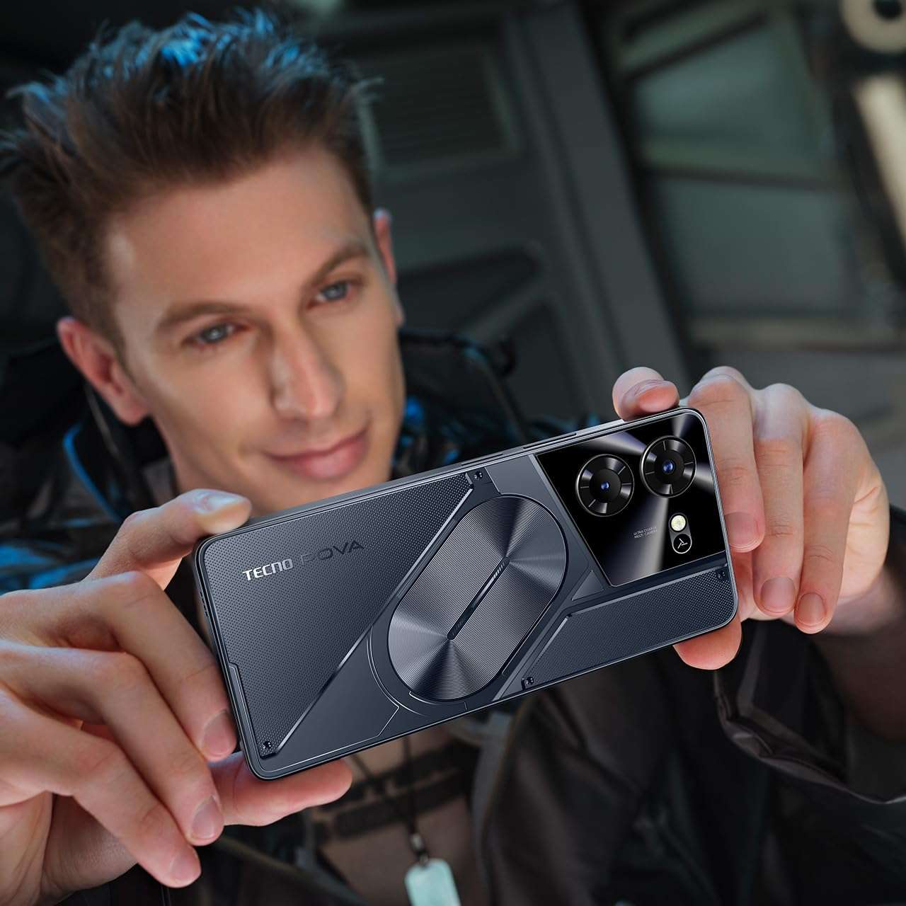 Pova 5 Pro 5G (Dark Illusion, 8GB RAM,128GB Storage)| Segment 1st 68W Ultra Fast Charging | 50MP AI Dual Camera | India's 1st Multi-Colored Backlit ARC Interface | 6.78”FHD+ Dot-in Display 3