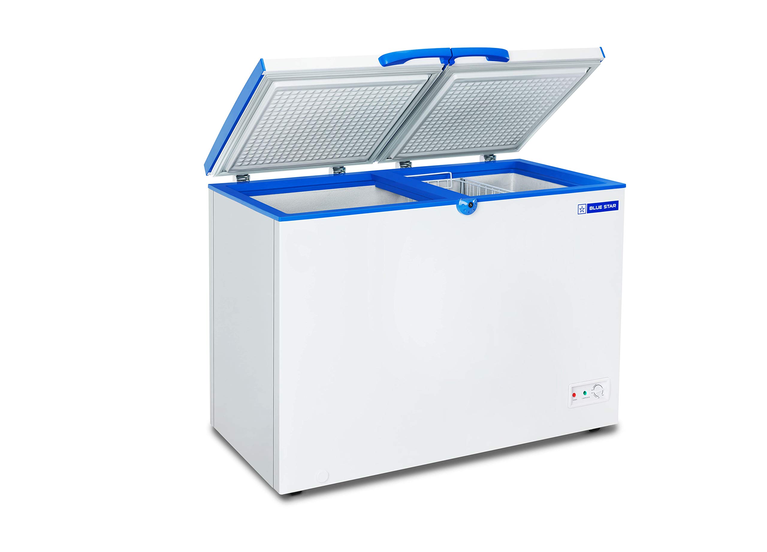 Blue Star CHFDD300DGSW Double Door Deep Freezer (284 L, White) 5