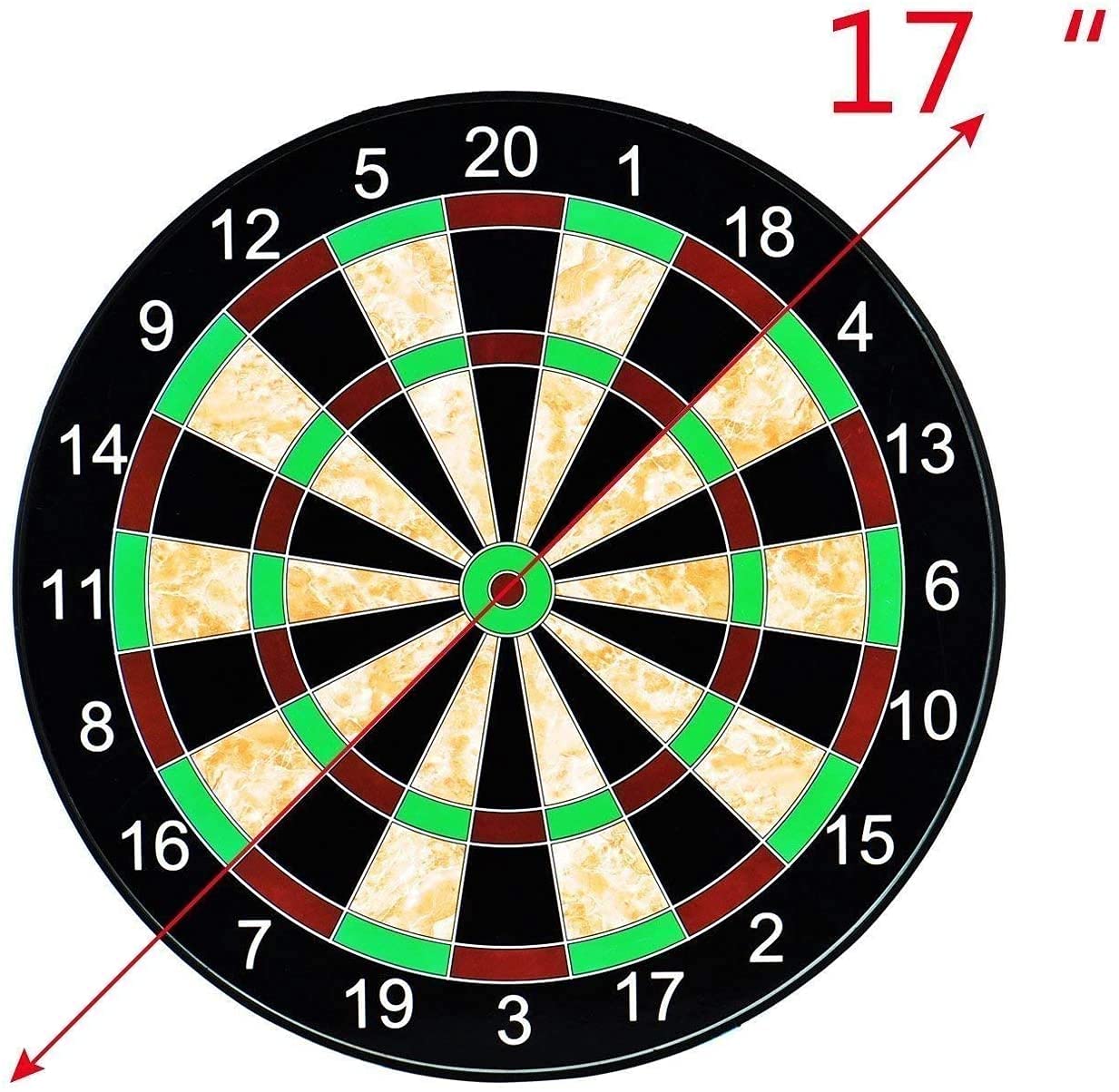 VIBGYOR PRODUCTS Big Dart Game with 6 Soft Darts (17 Inch Big Dart Board Game) 3
