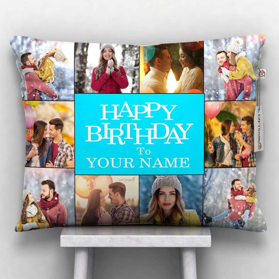 GiftsOnn Customized Printed Cushion with Filler - 12 * 15 inches Gift for Everyone 1