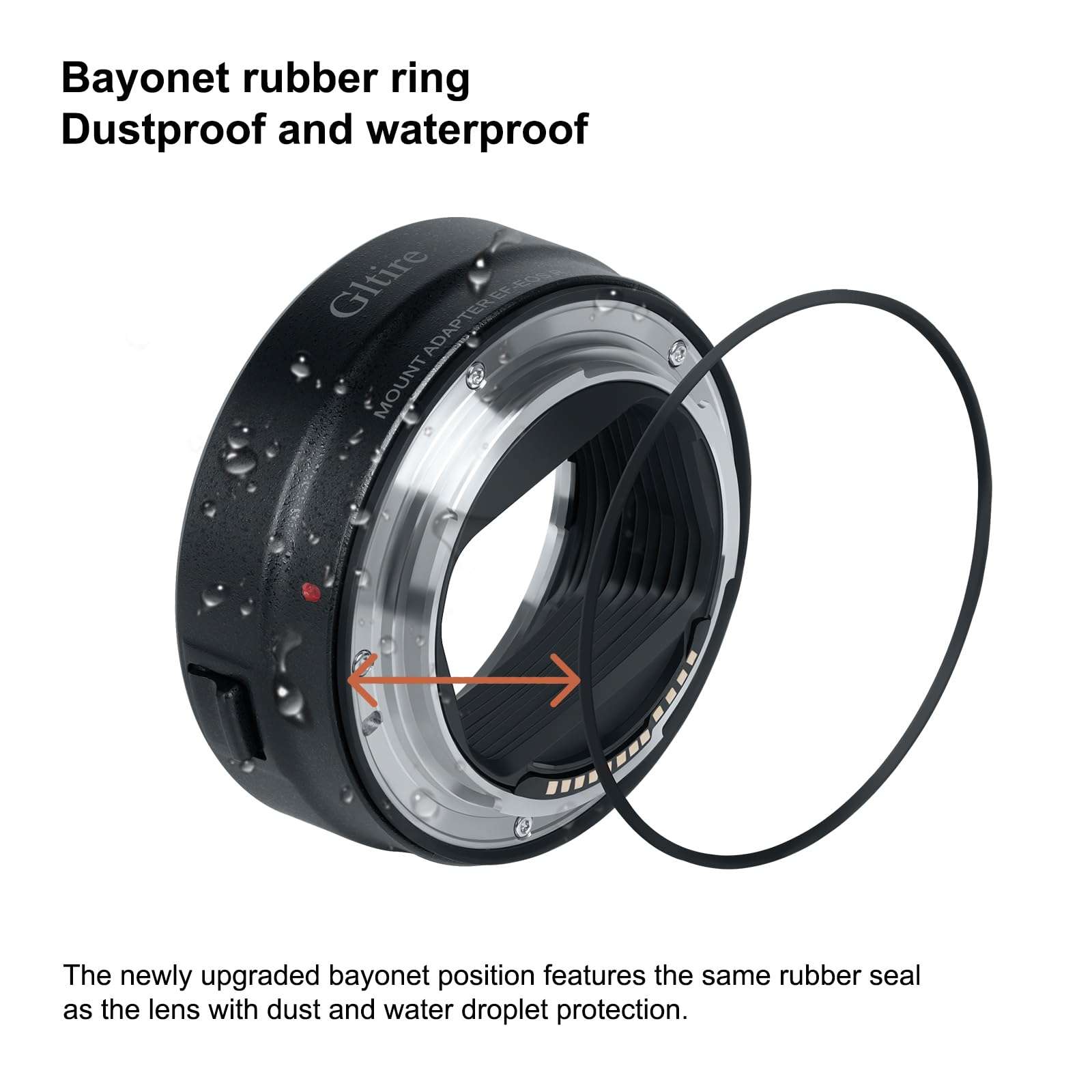 EF-EOS R Lens Mount Adapter for Canon EF/EF-S Lenses Compatible with EOS R/RP/R5/R6/R7/R10 Cameras 4