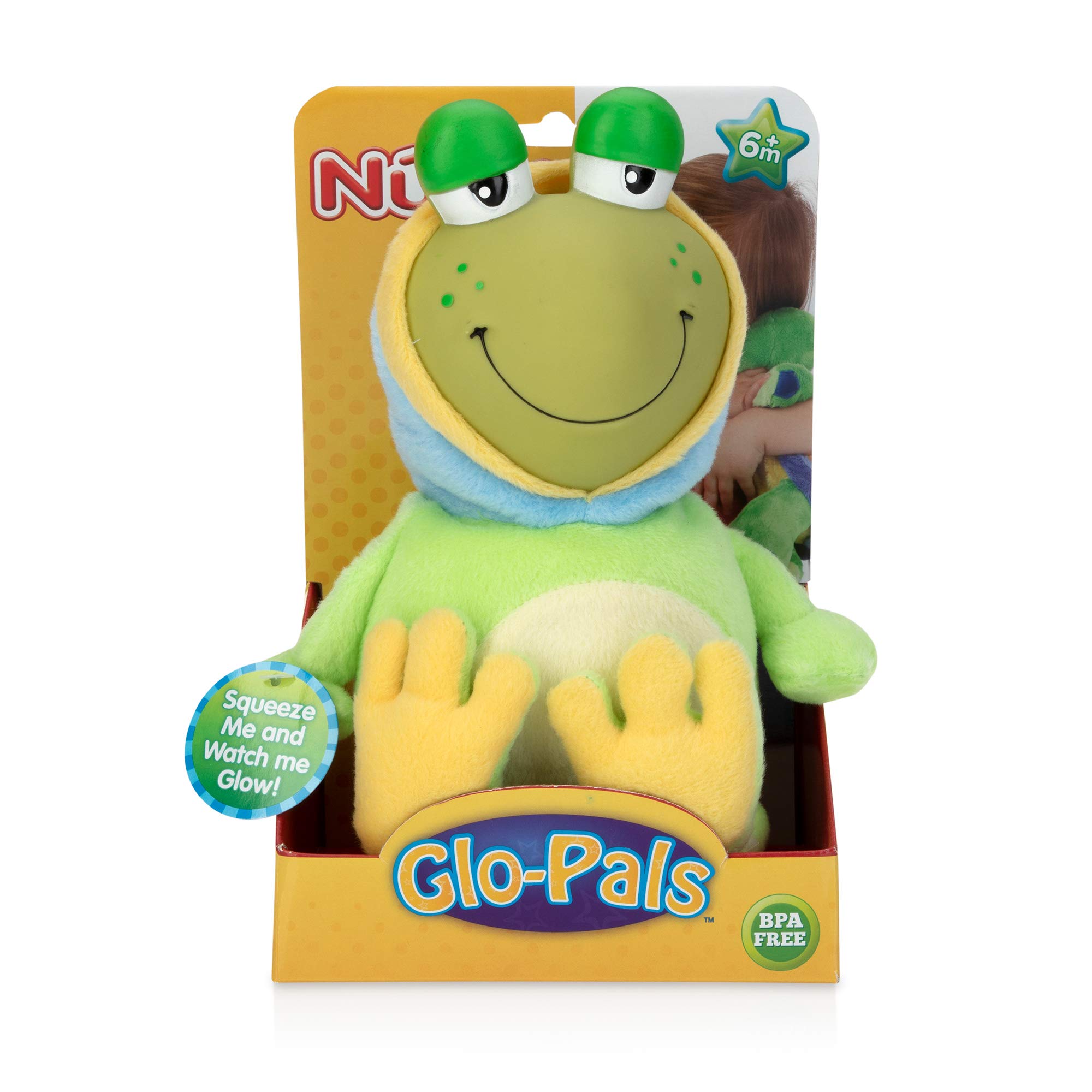 Nuby Glo-Pals with Soothing Music and Soft Light, Frog 6