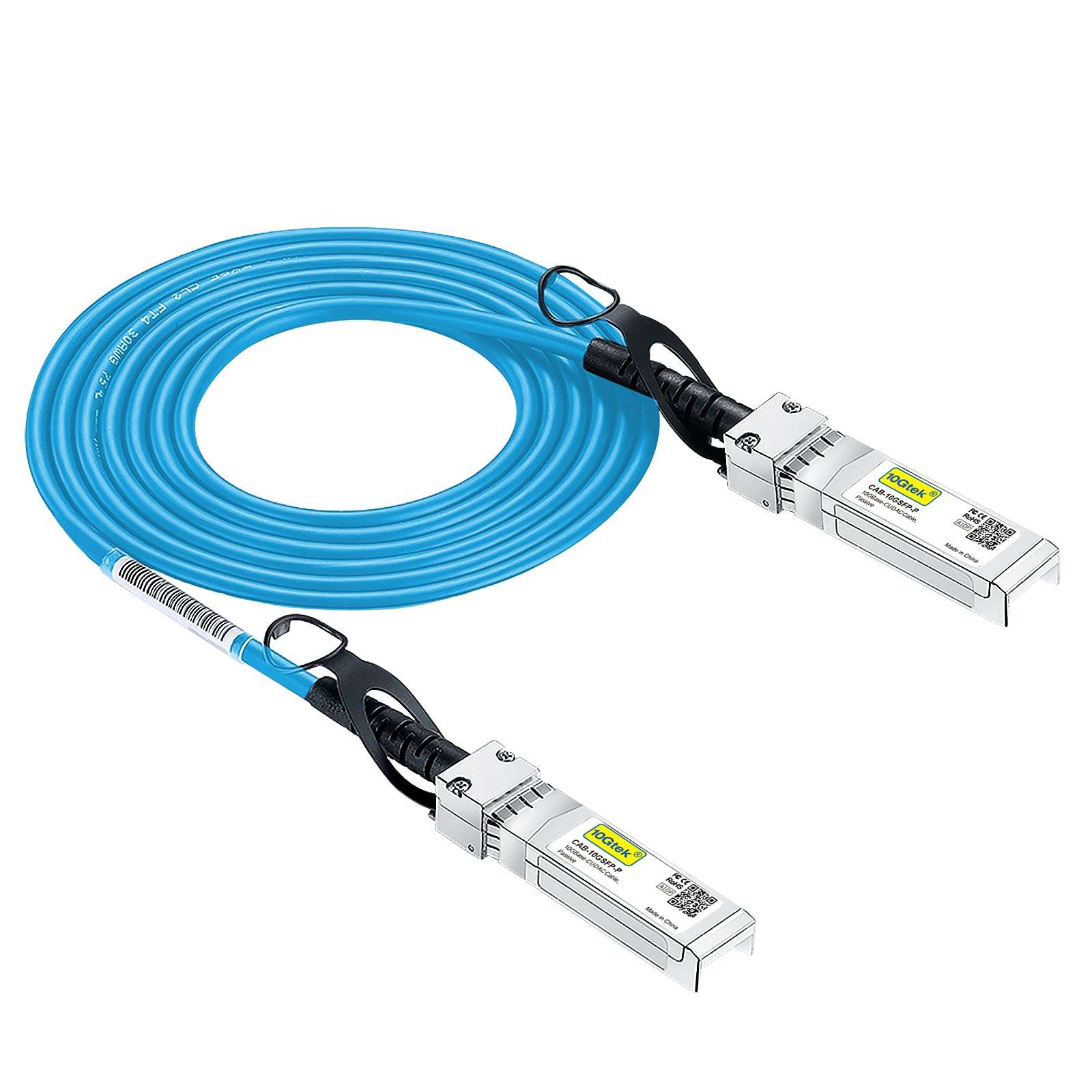 [Blue] Colored 10G SFP+ DAC Cable - Twinax SFP Cable for Ubiquiti UniFi Devices, 2-Meter(6.5ft) 1