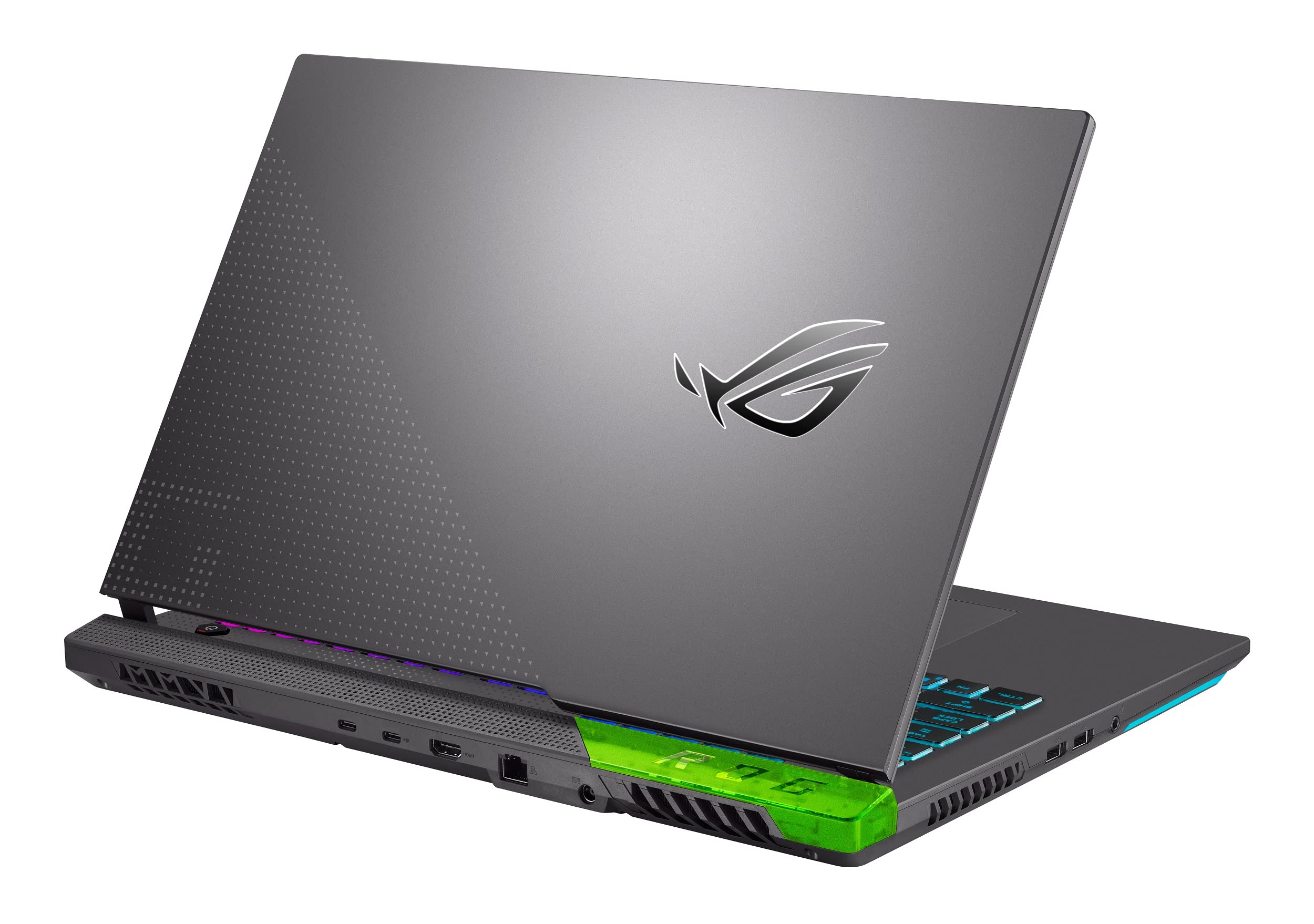 ASUS ROG Strix G17 (2022), 17.3" (43.94 cm) WQHD 240Hz/3ms, AMD Ryzen 9 6900HX, 8GB RTX 3080, Gaming Laptop (16GB/1TB SSD/90WHrs Battery/Windows 11/with Office/Green/2.90 Kg), G713RS-LL023WS 2