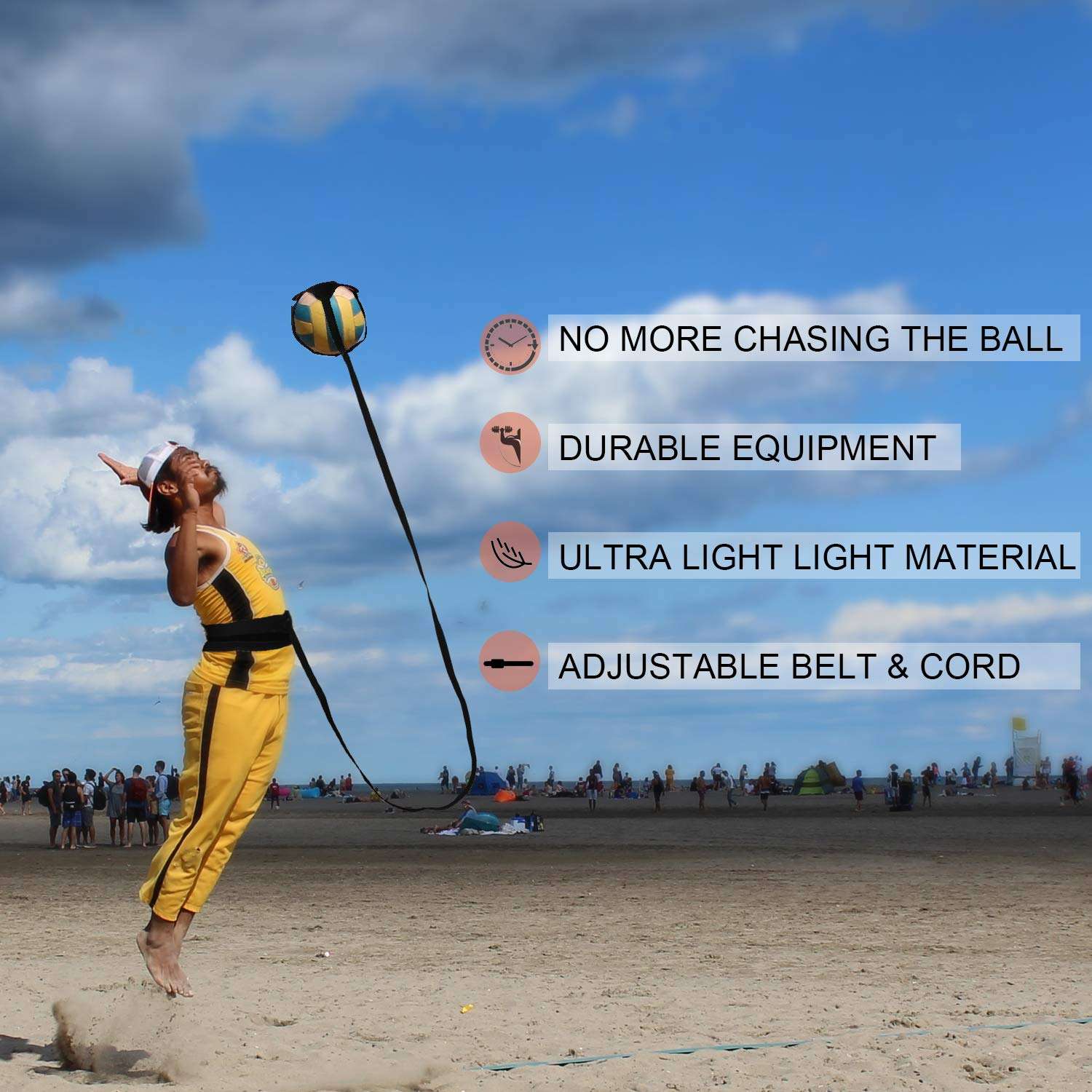 BFVV Volleyball Training Equipment Aid- Solo Practice for Serving and Arm Swings Trainer 10 Finger Protection Included Gifts for Daughter, Volleyball Players, Sister, Friend 3