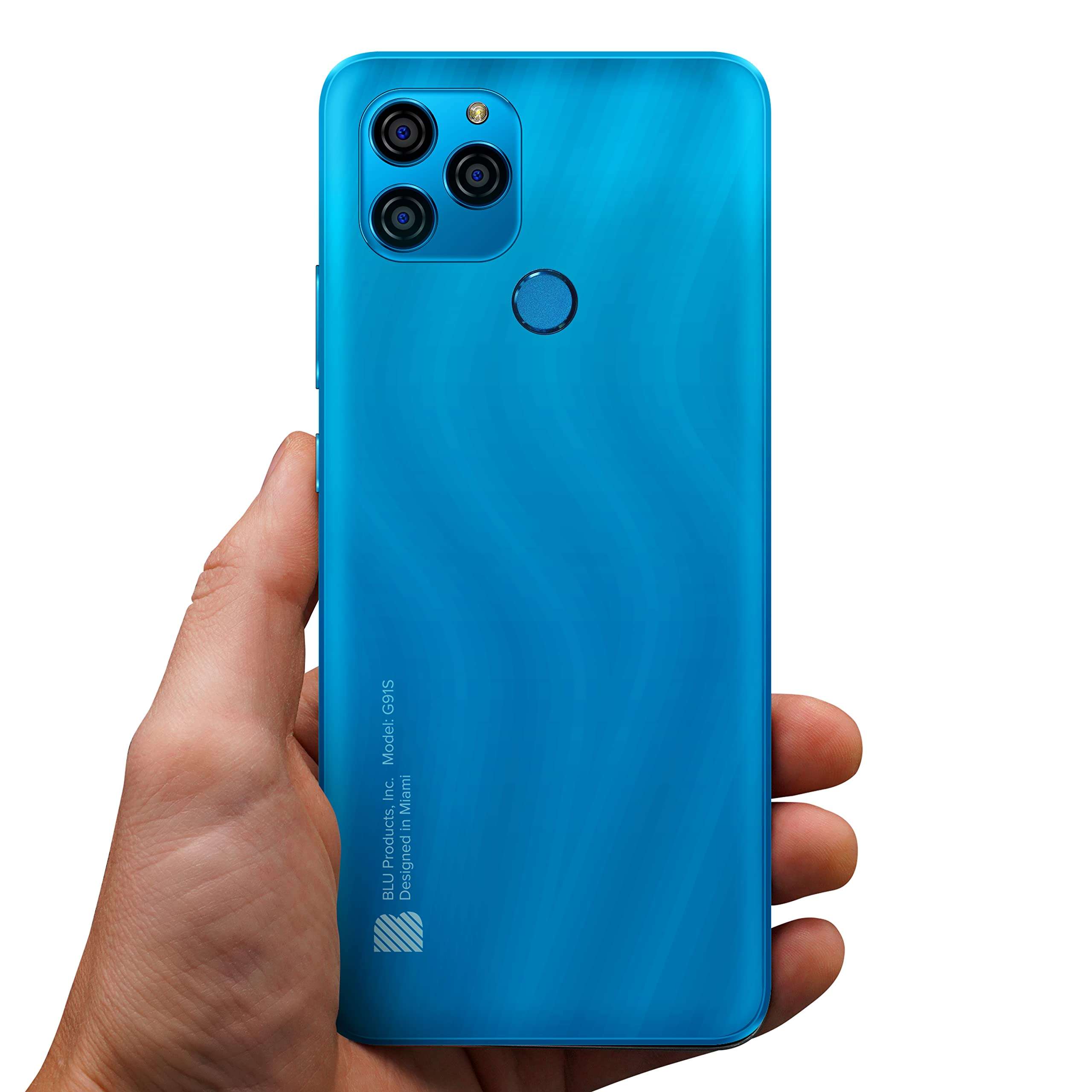 BLU G91S | 4-Day Battery | Unlocked | 6.8” Full HD+ Display | 128GB | 48MP Triple Camera | US Version | US Warranty | Cyan 4