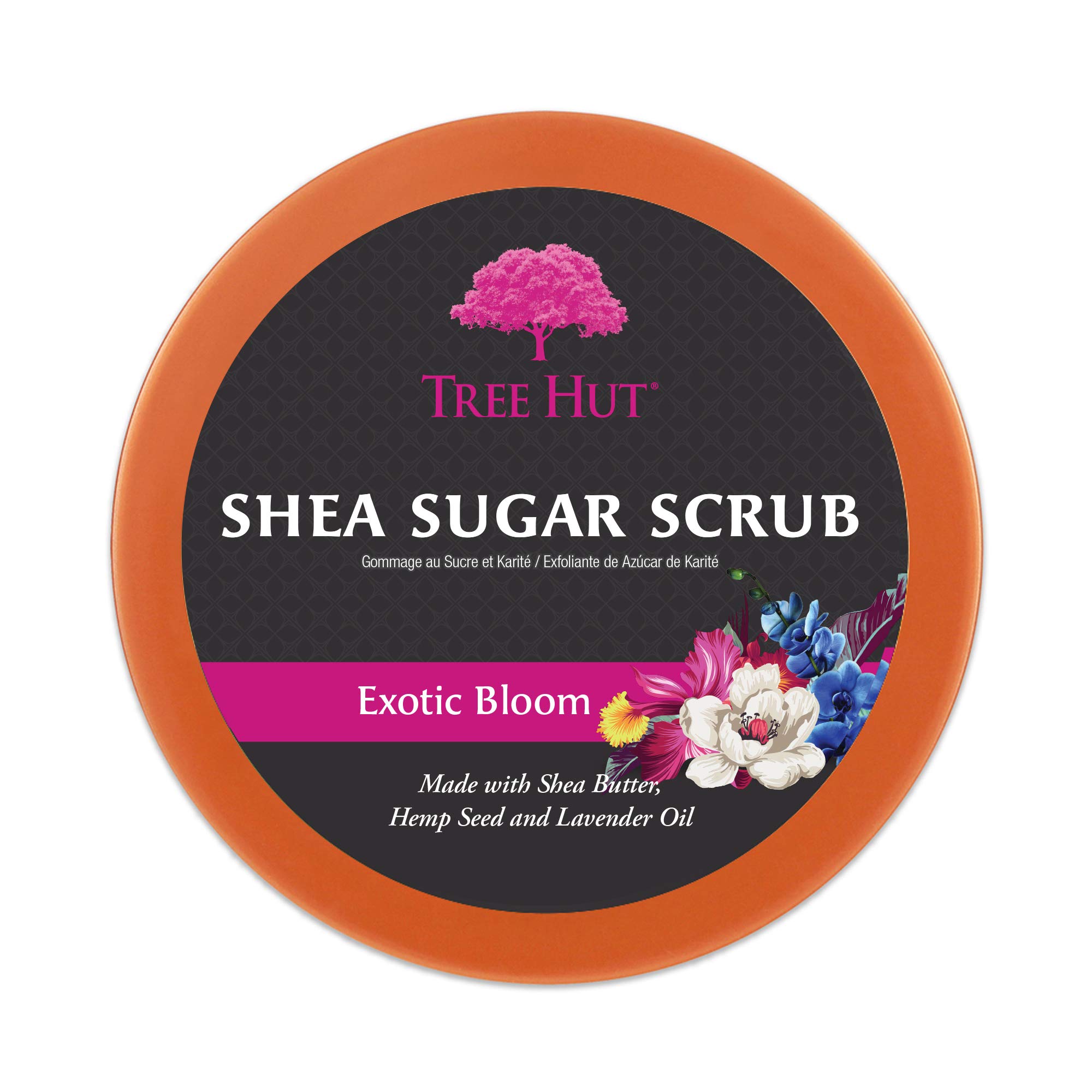 Tree Hut Exotic Bloom Shea Sugar Scrub | Exfoliating Body Scrub Removes Dead, Dry Skin for a Soft & Hydrated Feel | Nourishing Essential Body Care | 18 fl oz. 2