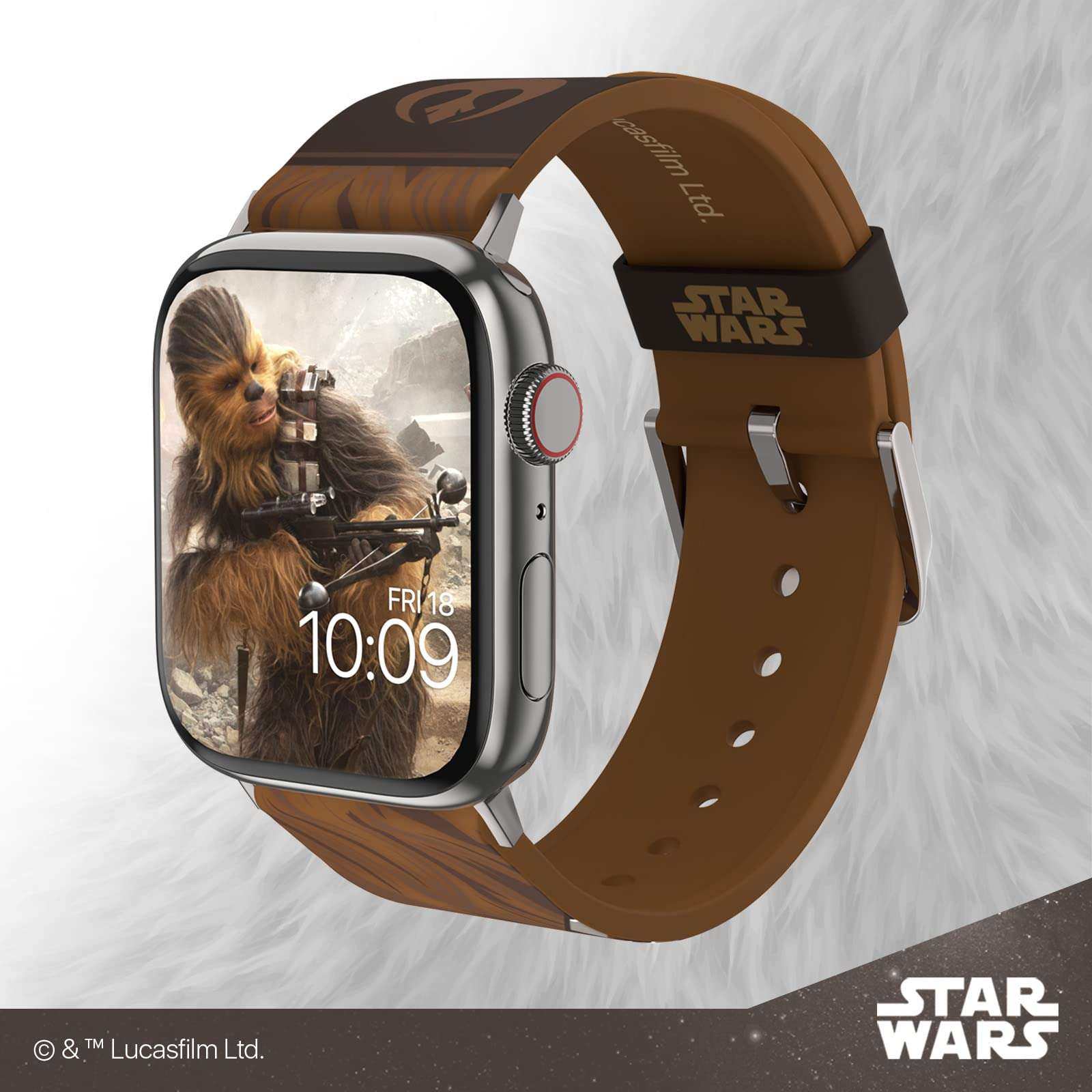 Star Wars - Chewbacca Smartwatch Band - Officially Licensed, Compatible with Every Size & Series of Apple Watch (watch not Included) 2