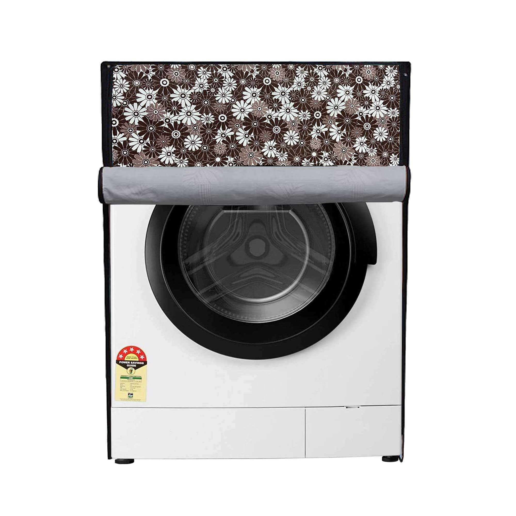 Star Weaves Washing Machine Cover for Godrej 7 Kg Fully-Automatic Front Loading WF Eon 700 PASC White - Waterproof & Dustproof Cover KUM119 1