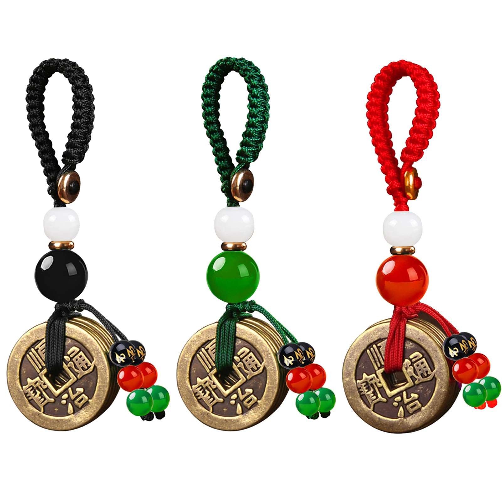 VERYOND Feng Shui Coins for Good Luck with Chinese Five Emperors Money for Wealth and Success, i Ching Coins for Home, Car, Keychain Decoration 1