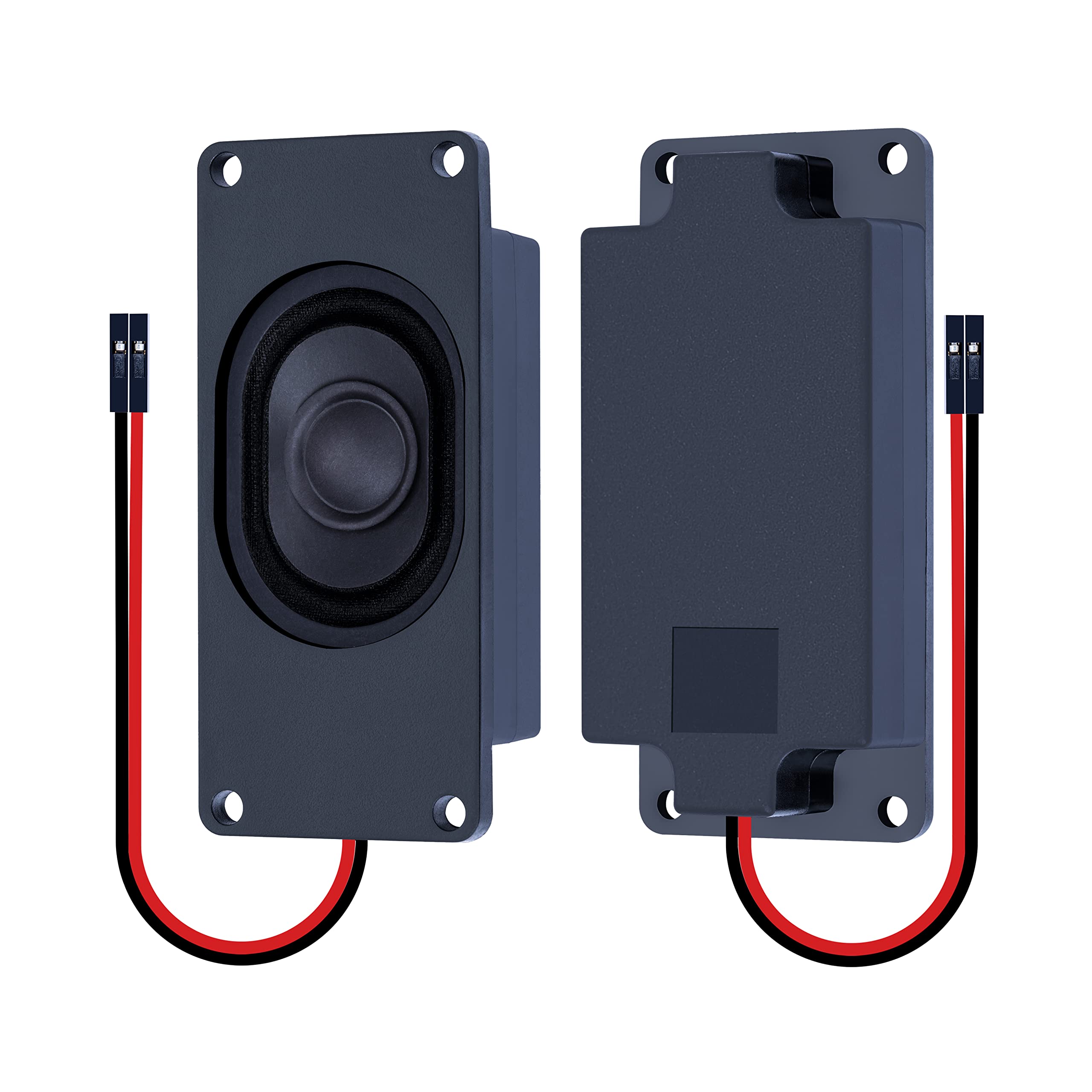 CQRobot Miniature Loudspeaker 3 Watt 4 Ohm Passive Enclosed Audio/Woofer Speaker Compatible with Arduino Board. 2.54mm Dupont Interface, for a Variety of Small DIY Electronic Projects. 1