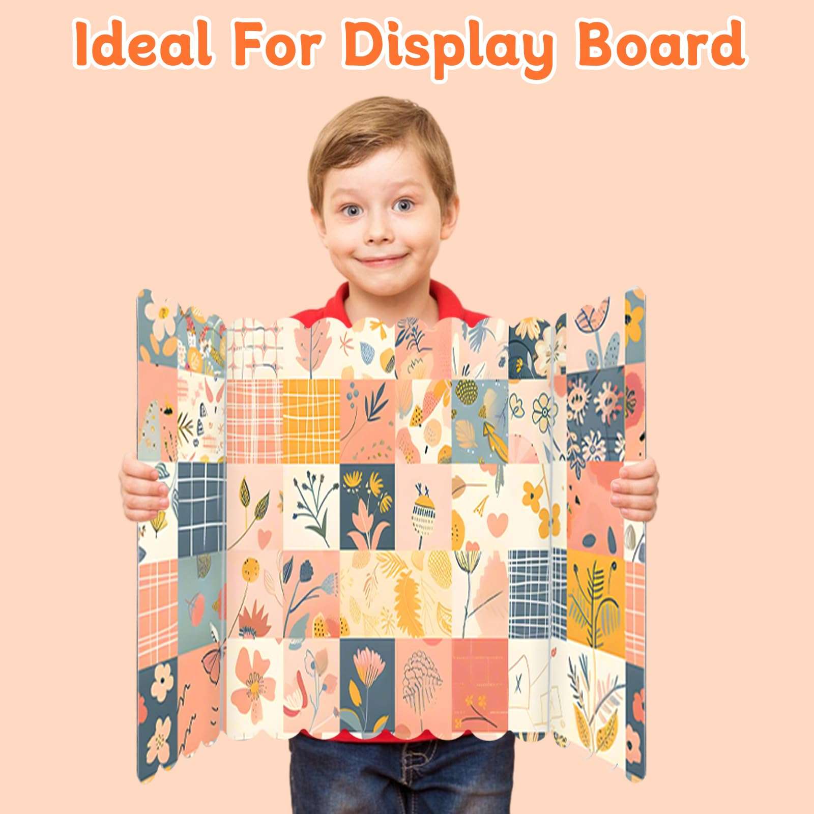 15 PCS Trifold Poster Board - 16" x 24" Small Tri Fold Display Board Hard & Thick White Presentation Cardboard for Science Fair, School Projects, Business Supply 6