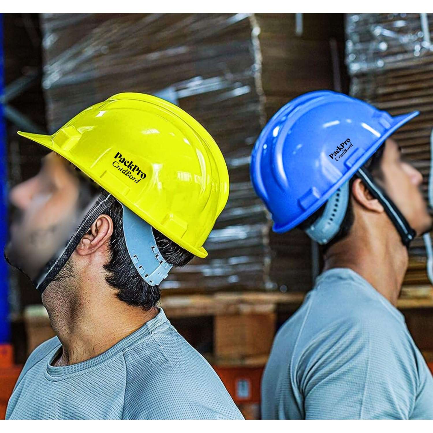 PackPro Professionals Safety Helmet | High-Strength Hard Hat for Construction,Outdoor Work, Durable Polyethylene Shell | Impact & Electric Shock Resistant | Comfortable Headband Pack of (1, White) 6