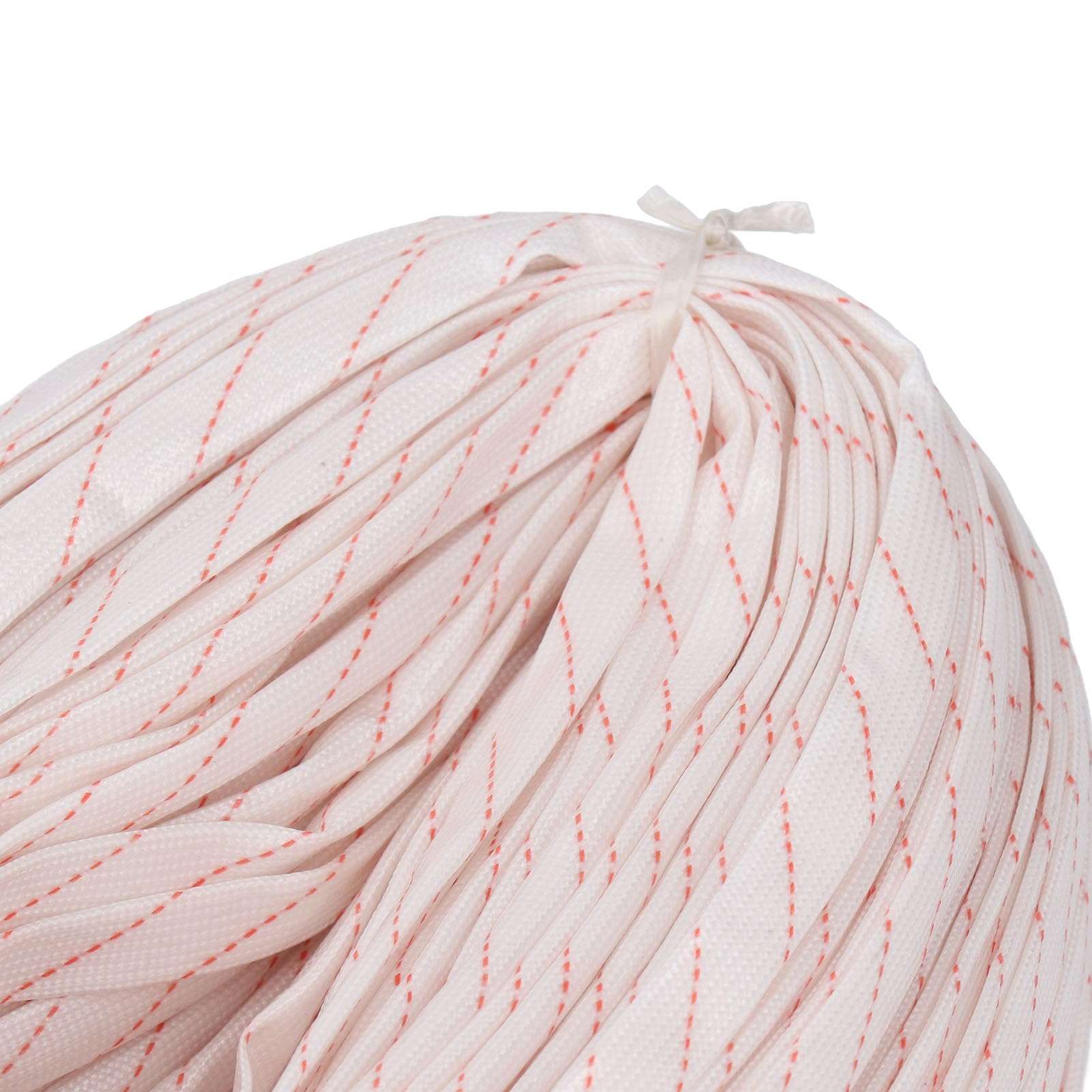 High Temperature Braid Sleeve 6mm Inner Diameter Flexible Insulated Cable Sleeve 100m Length Coated with PVC Resin Ideal for Electric Heaters Electron Beam Cables 6