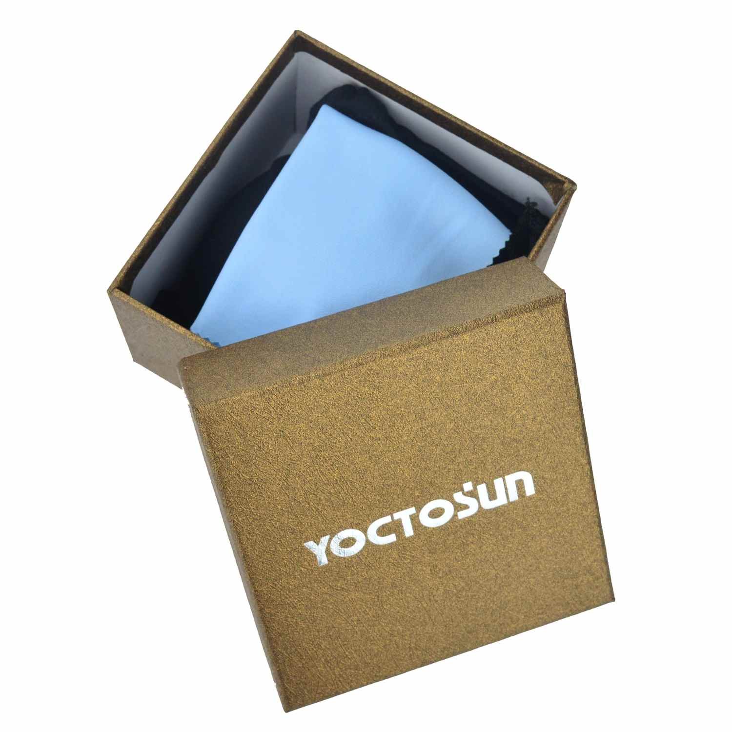 YOCTOSUN 3.8 Inch Acrylic Paperweight Reading Magnifying Glass 5X Dome Magnifier Optical Half Ball Lens with Gift Box and Polishing Pouch (95mm) 6