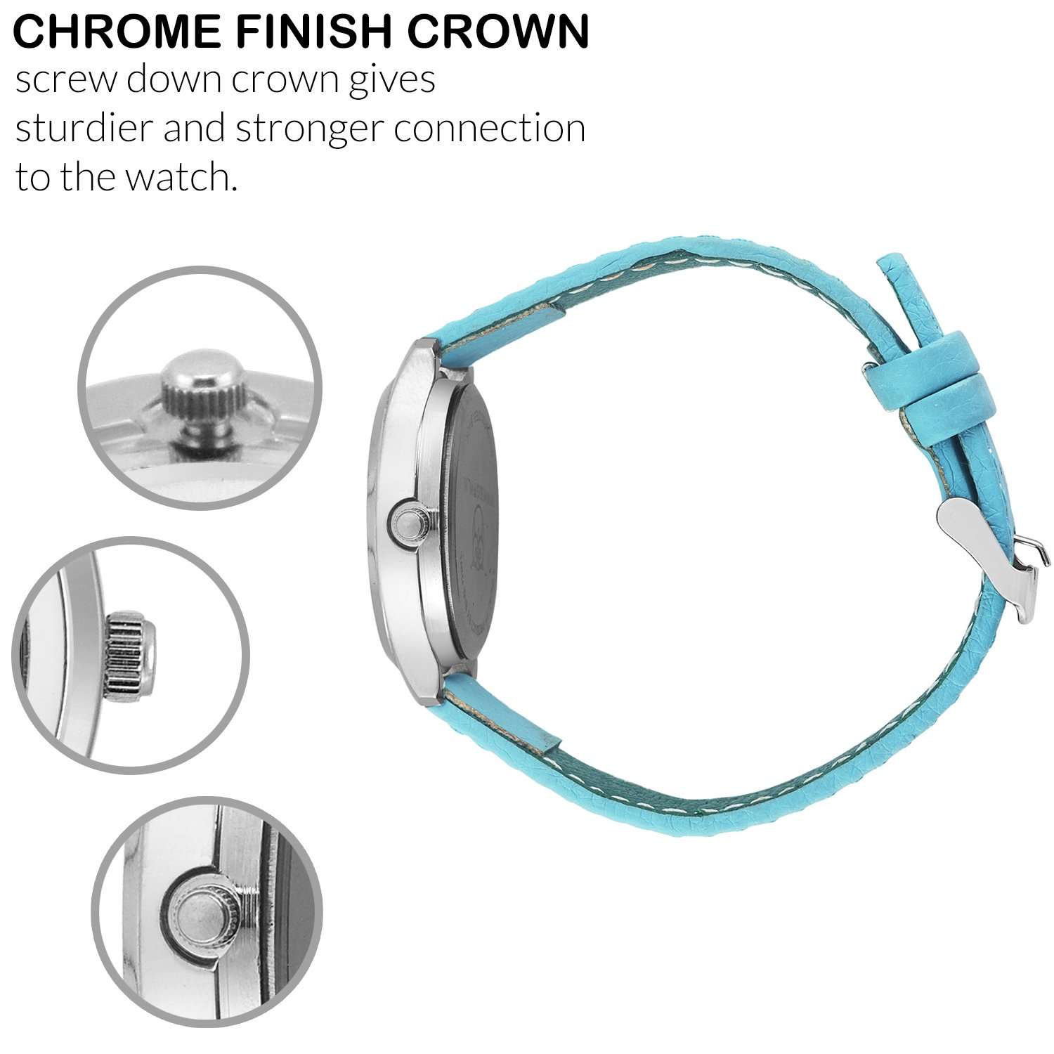 BIGOWL Legends are Born in August Branded Quote Fashion Watches for Girls 4