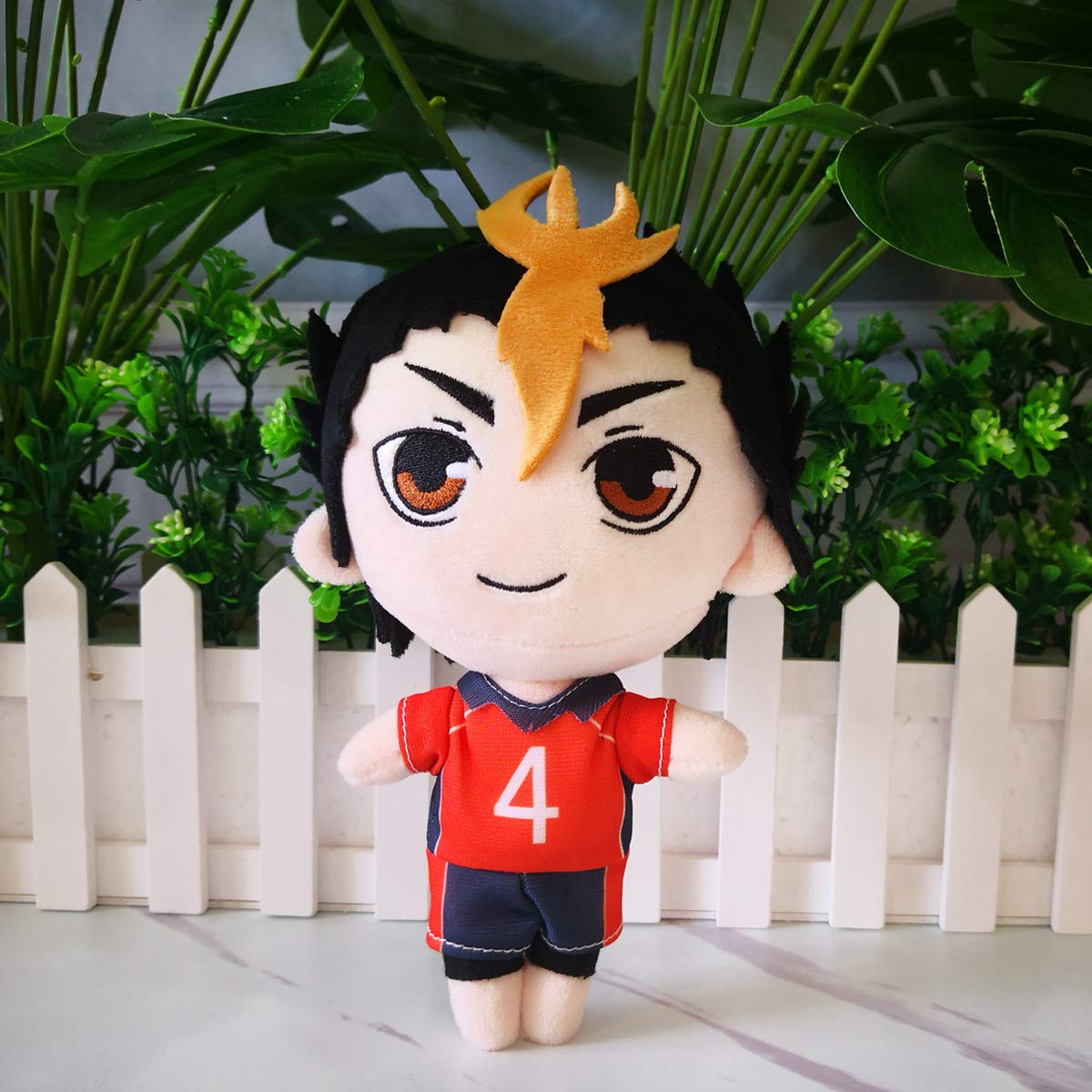 Anime Haikyuu Plush Toys, 7.8"/20cm,Cute Stuffed Doll Oikawa Plushie for Kids Gift,Home Room Decorations（N4-Yu Nishinoya） 4