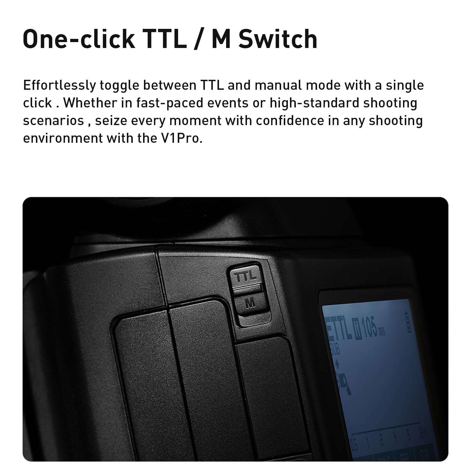 Godox V1Pro N V1Pro-N Camera Flash Speedlight Godox V1-N Upgraded Version for Nikon Cameras 6