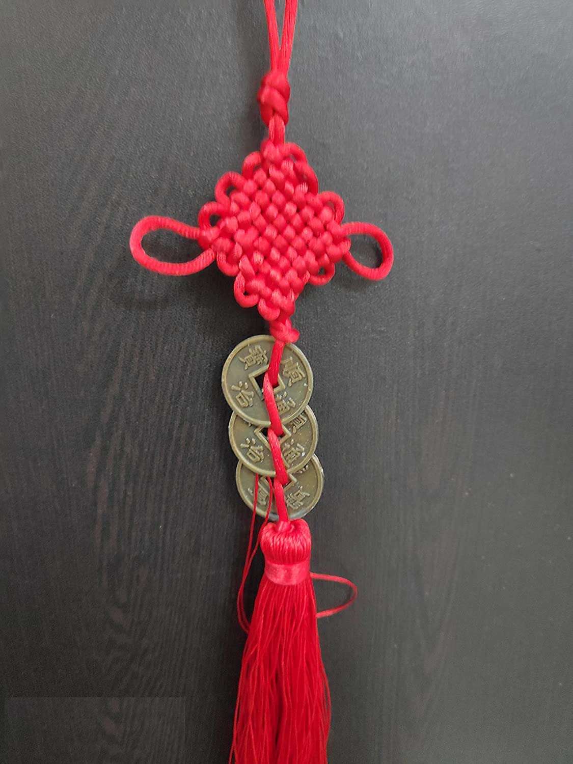 Evil Eye | Lucky Hanging Ornament Amulet for Car Rear View Mirror, Home and Office for Protection and Blessing | Nazar Battu with Three Lucky Coins 6