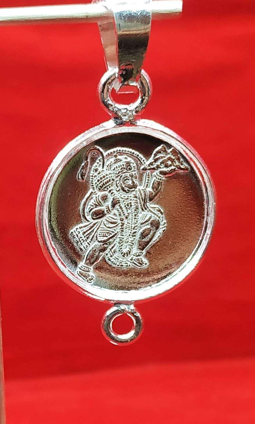 Hanuman Ji Yantra Silver Locket | Hanuman Ji Yantra Pendent Silver 3