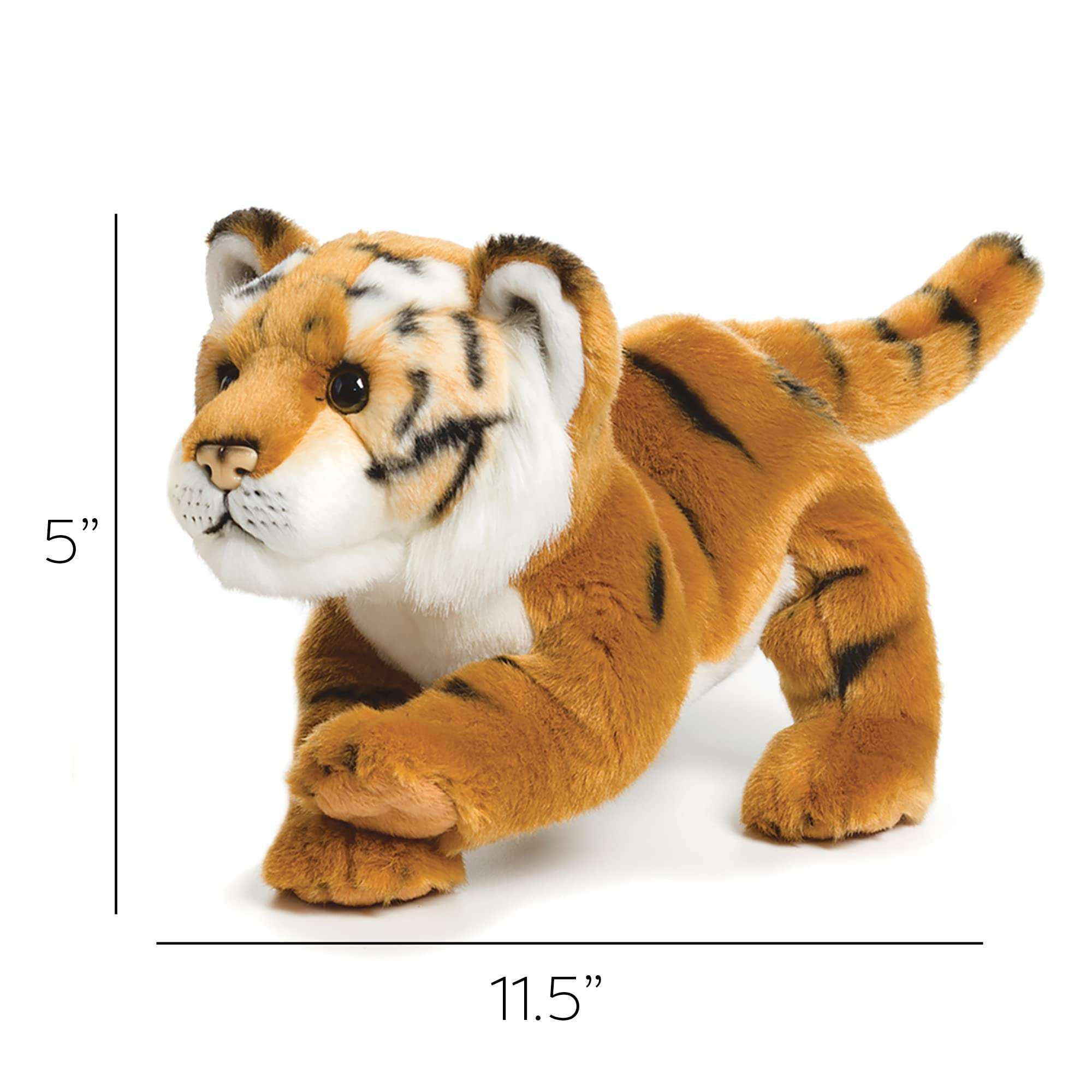 Nat and Jules Playful Large Tiger Friend Children's Plush Stuffed Animal Toy 4
