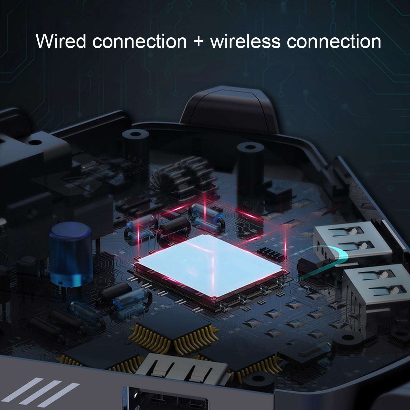 Mobile Game Keyboard Mouse Converter, Portable Wired Screen Casting Delay Gamepad Keyboard Mouse Converter (Standard Configuration for Android) 4