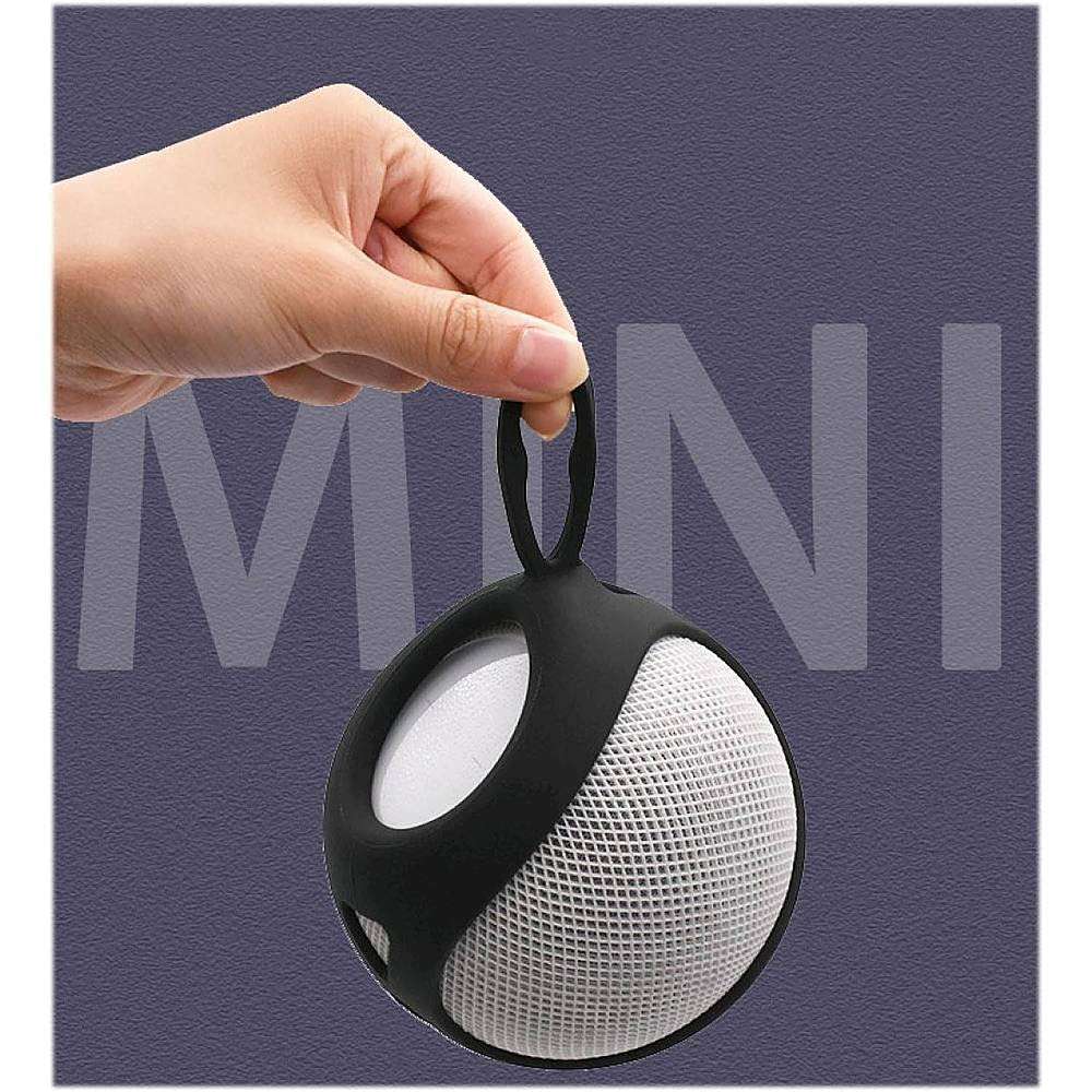SaharaCase Silicone Sleeve Case for Apple HomePod Portable Bluetooth Speaker [Shockproof Bumper] Rugged Protection Anti-Slip Grip (Black) 3