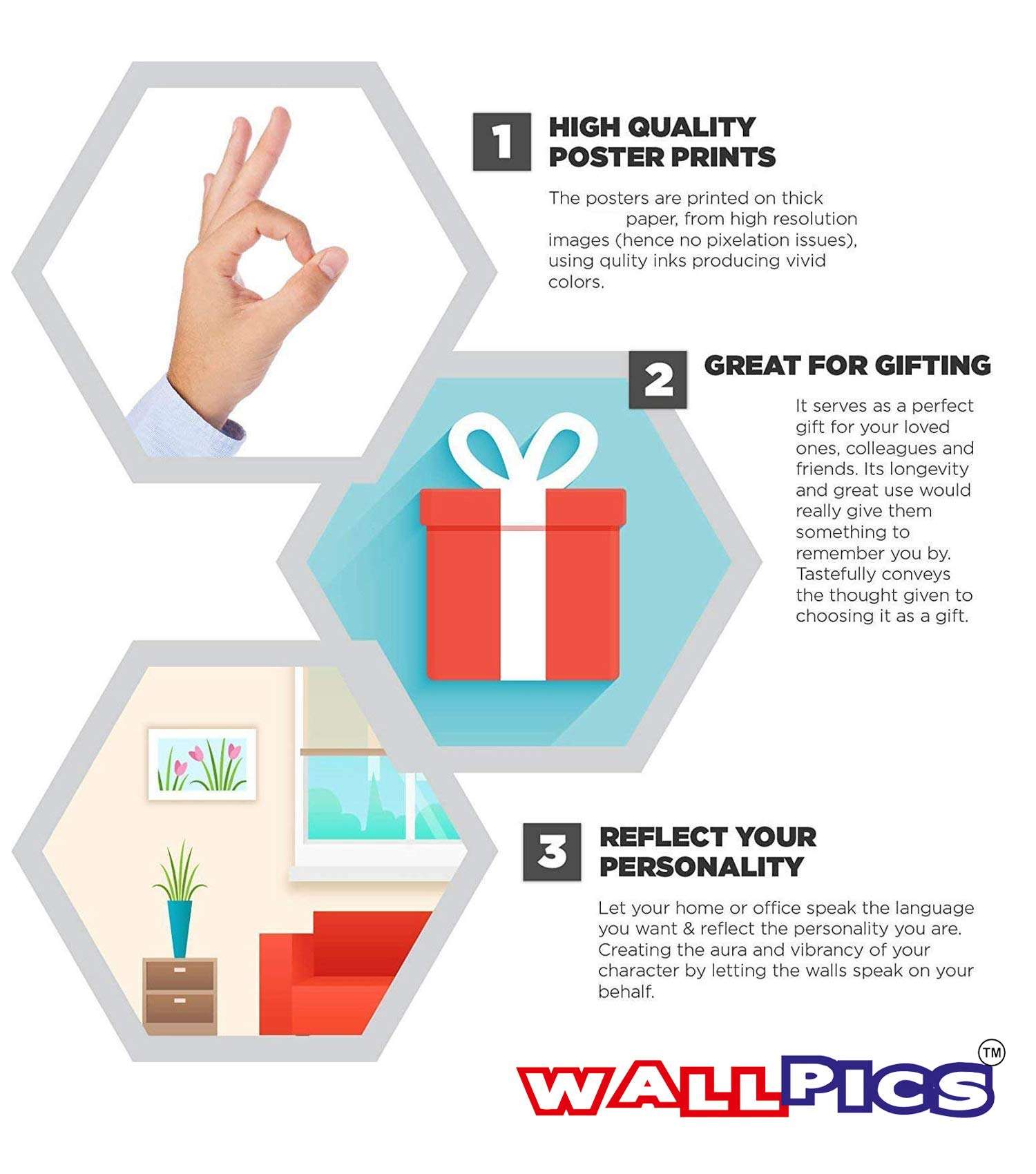 Wallpics® Vintage World Map Fully Waterproof Vinyl Sticker Poster for Living Room,Bedroom,Office,Kids Room,Hall(12X18) 5