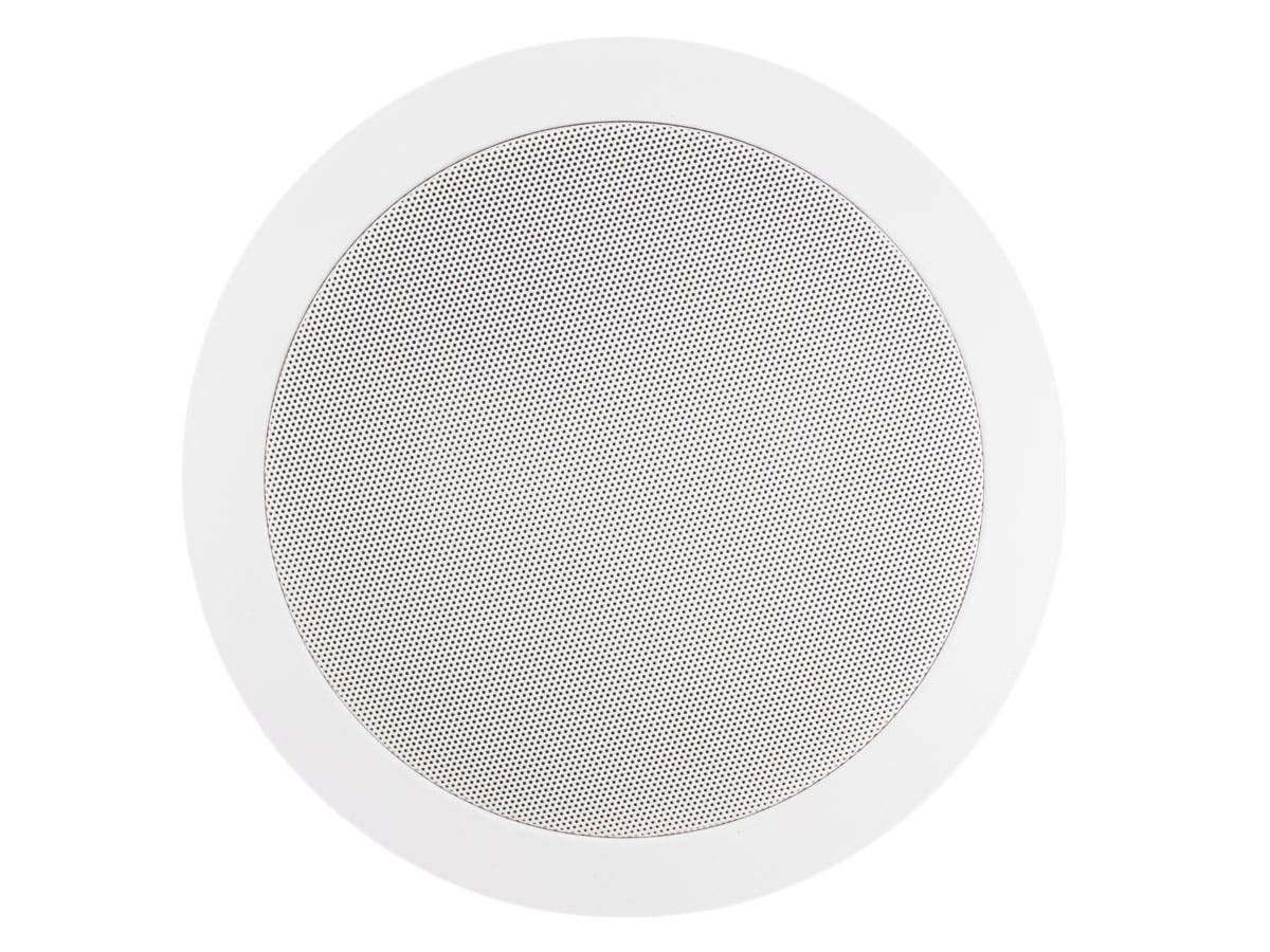 Monoprice 2-Way In-Ceiling Speakers - 6.5 Inch, Dual Input Stereo, Glass Composite Woofer (Pair) - Aria Series 2