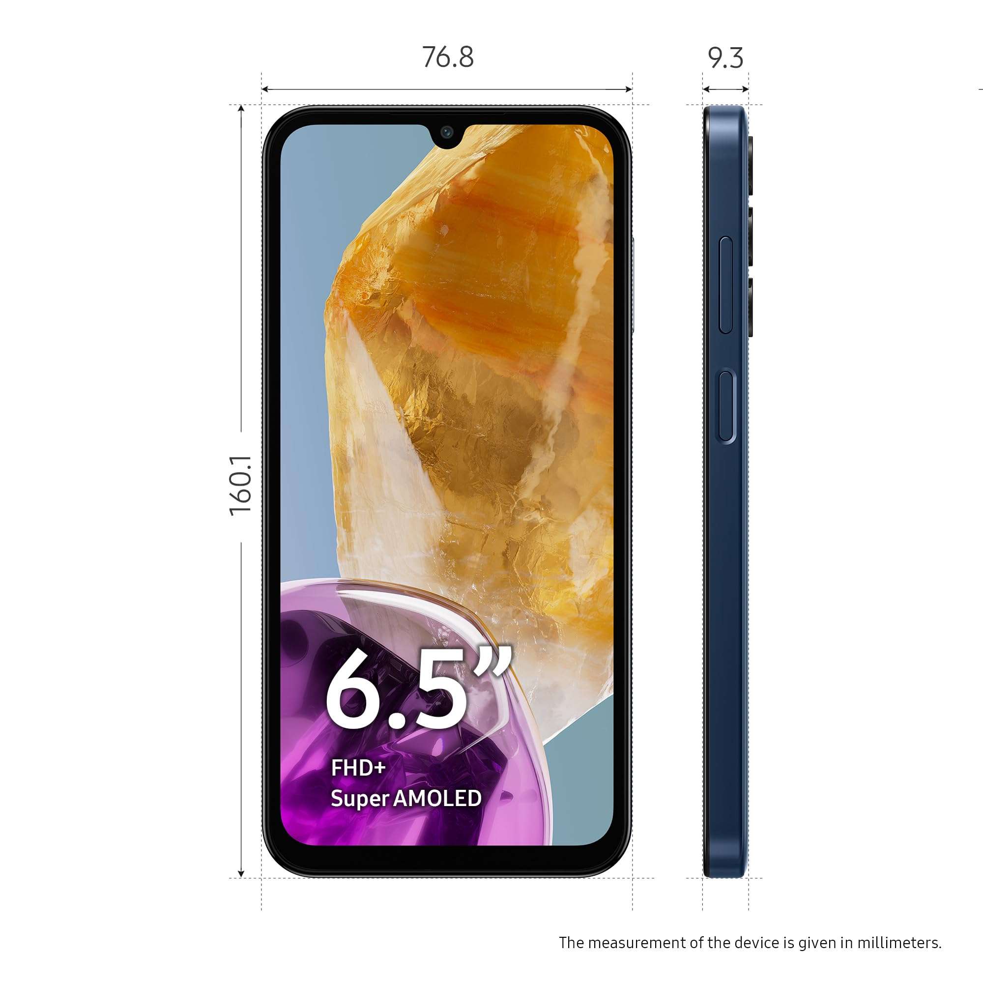 Samsung Galaxy M15 5G (Blue Topaz,8GB RAM,128GB Storage)| 50MP Triple Cam| 6000mAh Battery| MediaTek Dimensity 6100+| 4 Gen. OS Upgrade & 5 Year Security Update| Super AMOLED Display| Without Charger 2