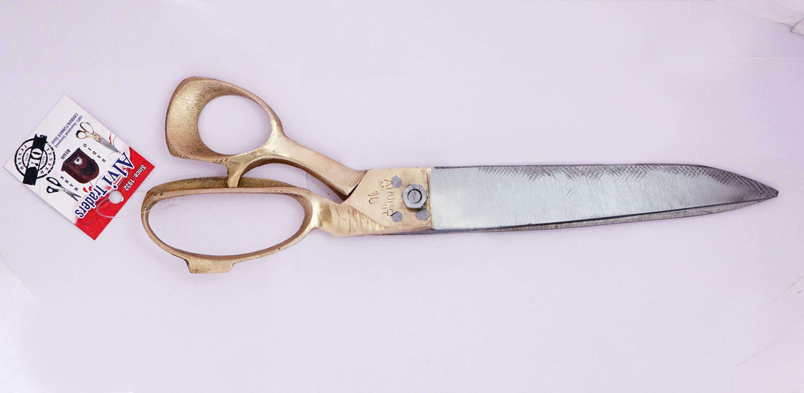 ALVI Tailor Brass Scissor Right Handed 10" for Men and Women Cutting Fabrics 3