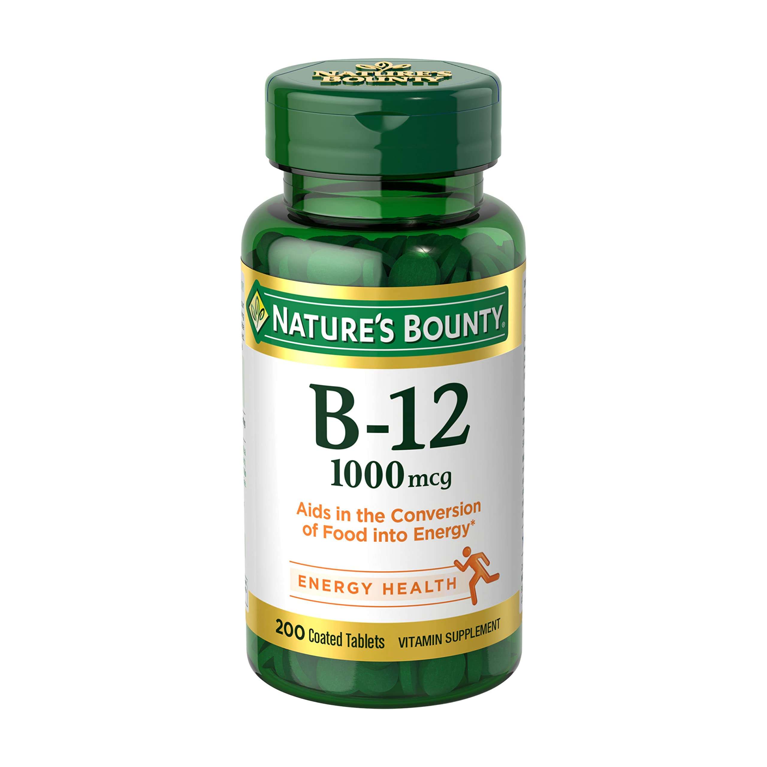 Nature's Bounty Vitamin B12, Magnesium & Zinc - Health & Immunity Support Bundle (3 Items) 3